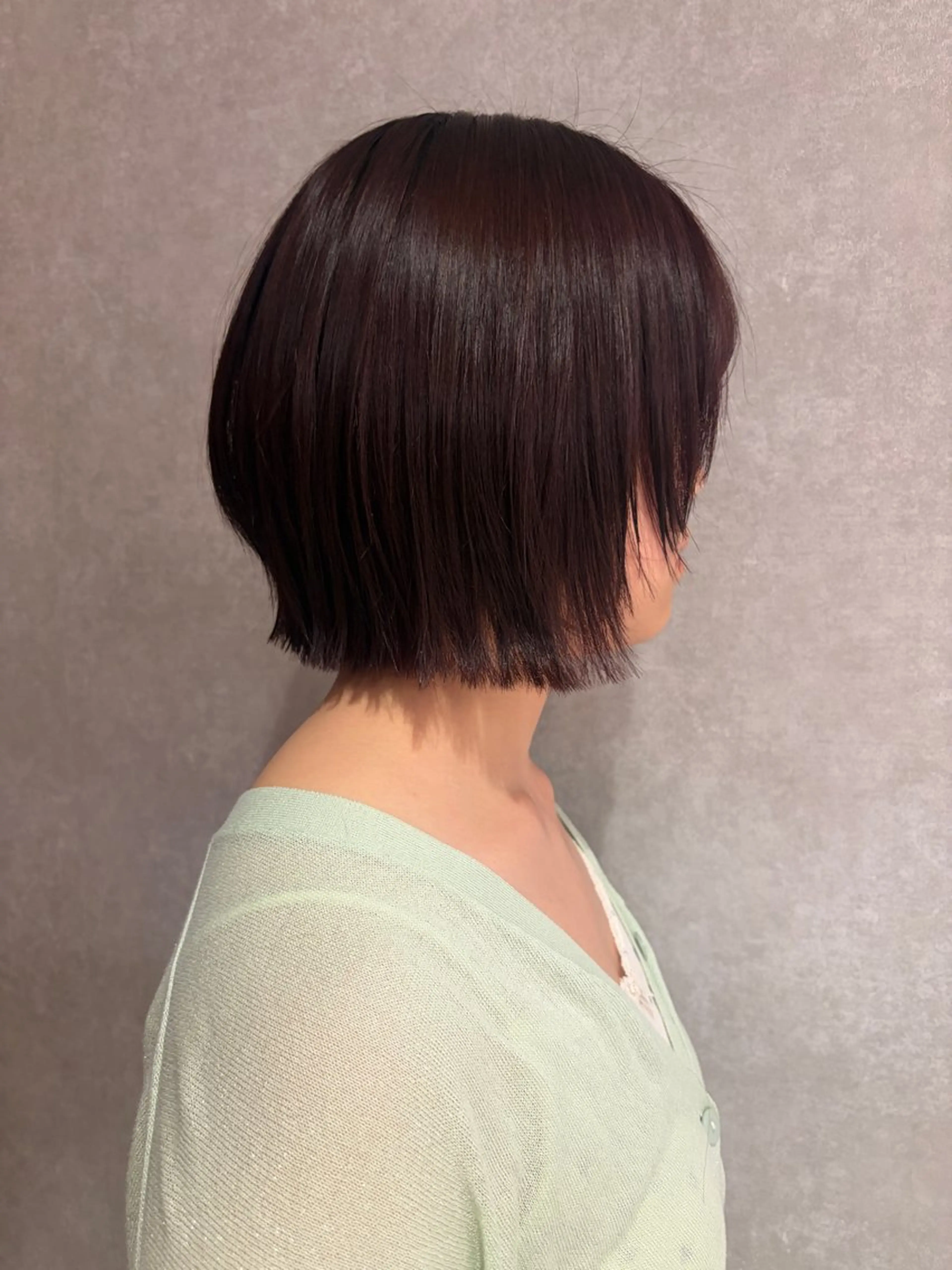 ショート ボブレイヤー ボブ 韓国風ヘア レイヤーカット カット 🕊髪質改善 ストレート🕊まいのヘアスタイル