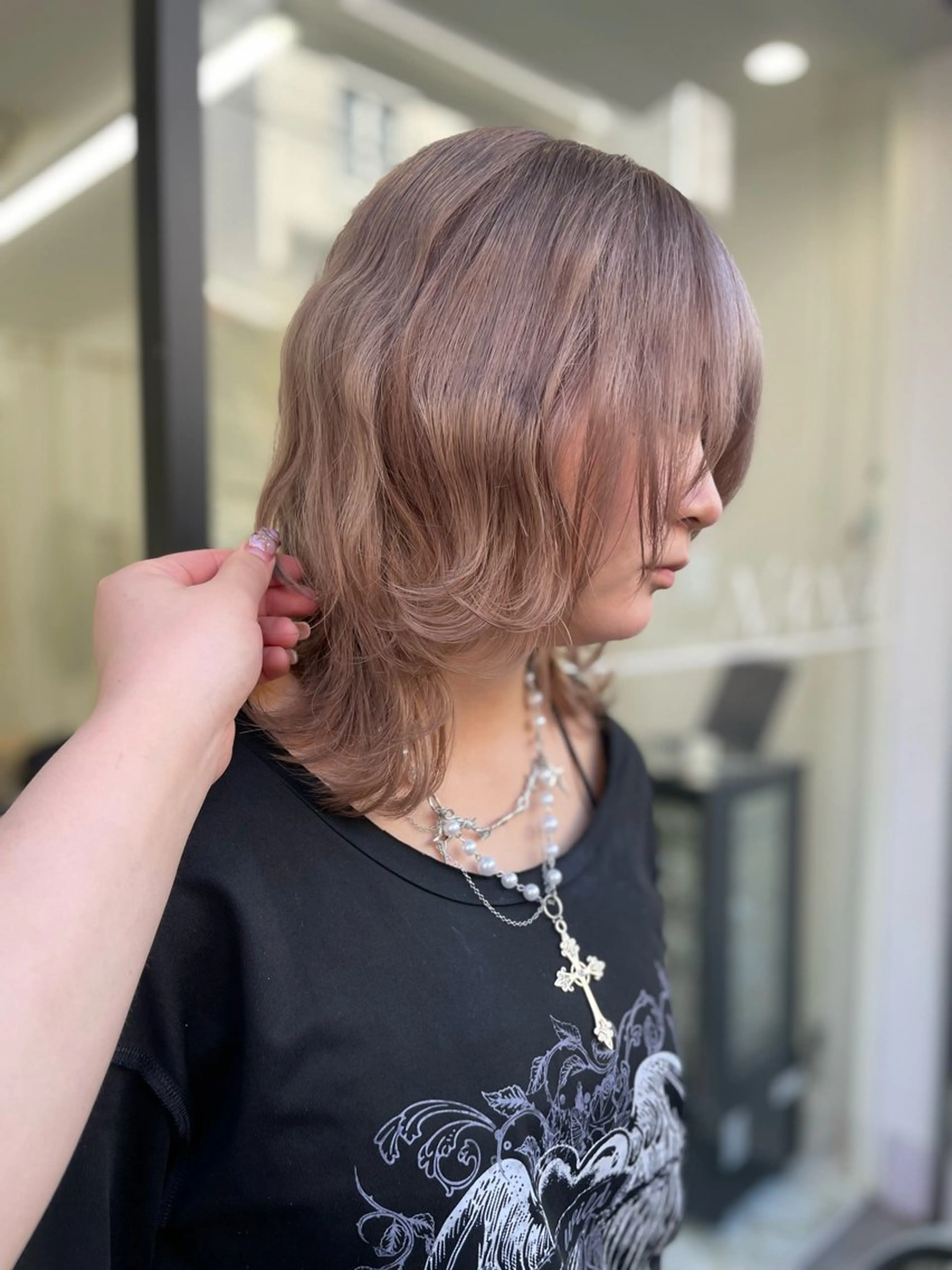 ミディアム ヘアカラー Hiroka / NANAのヘアスタイル