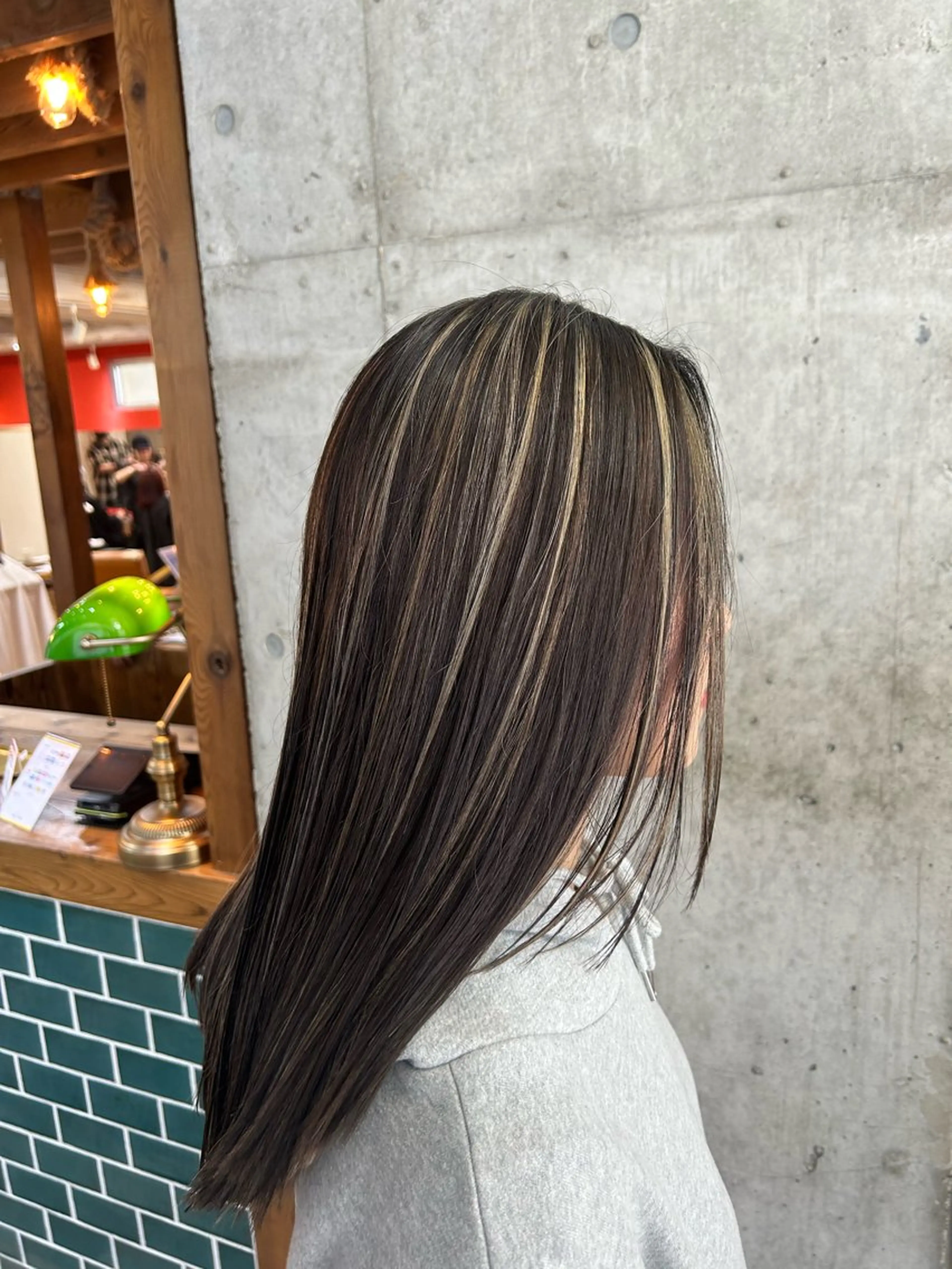 ロング カラー ヘアカラー トリートメント 🎨デザイン🥇 美髪・艶髪　日暮千敬のヘアスタイル