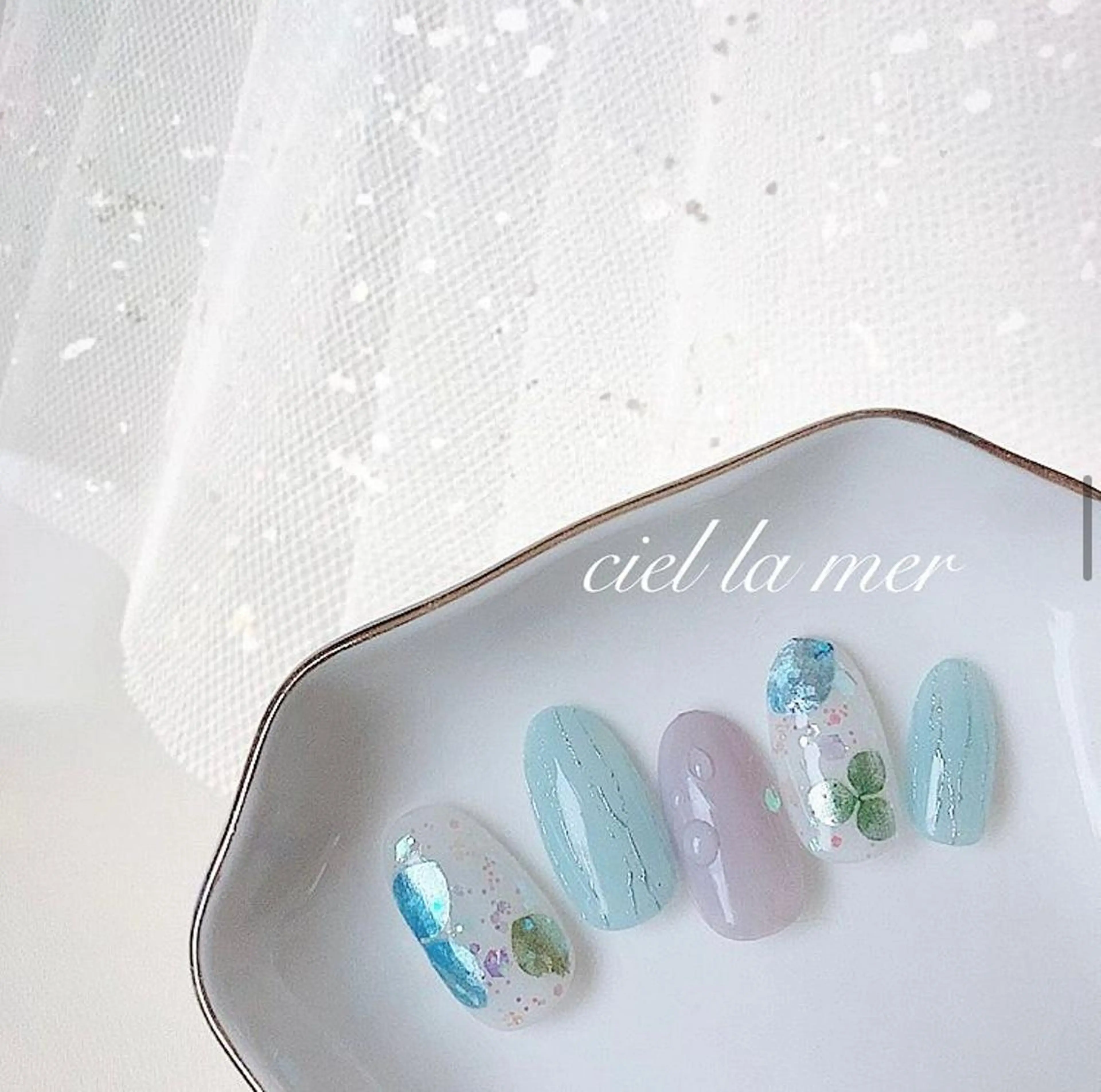 ネイル ハンドネイル フットネイル ciel la merのネイルデザイン
