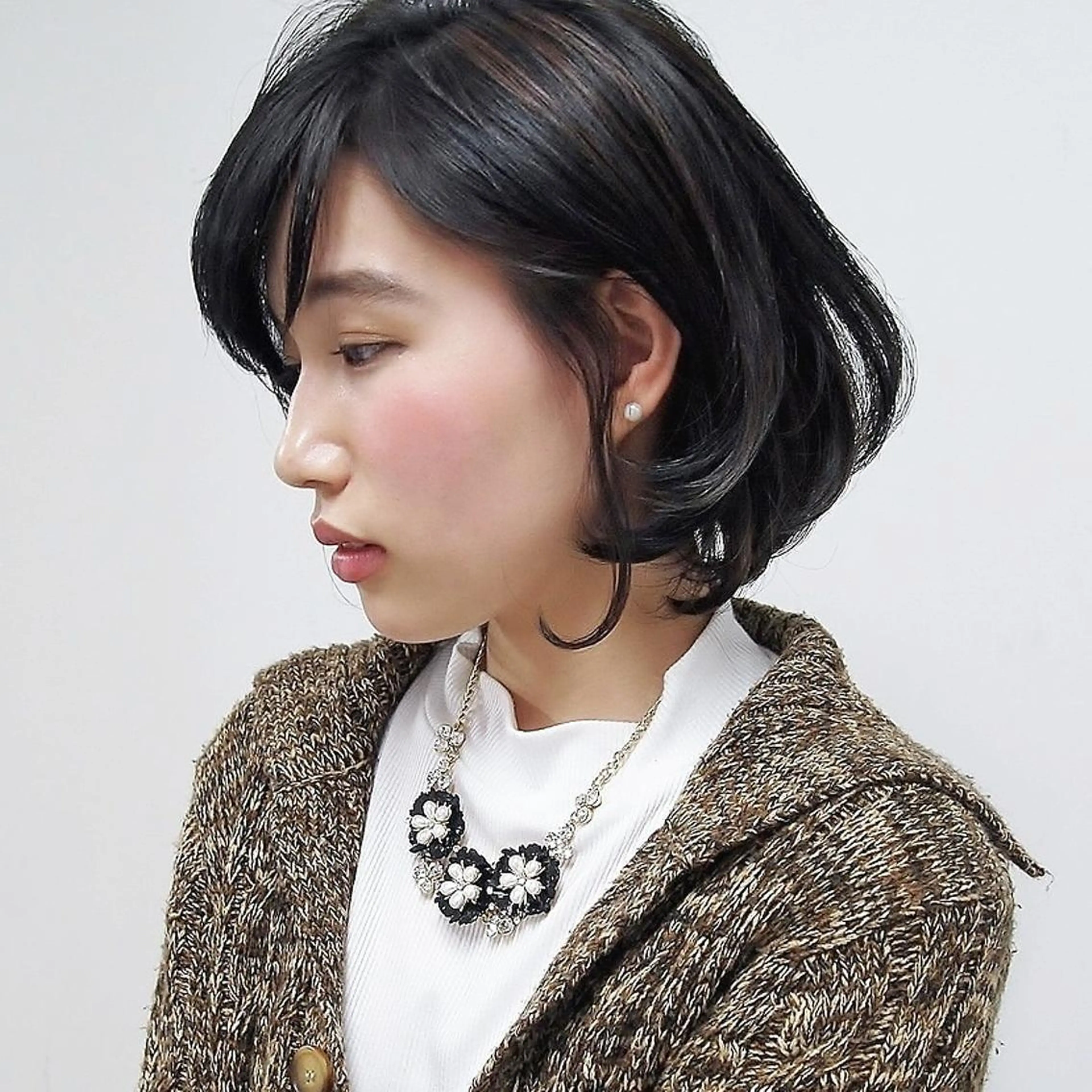 ミディアム パーマ カラー ミディアムパーマ ハイライトカラー ボブ ハイライト 武士沢ヤスヒロ  髪質改善/KEMAのその他イメージ