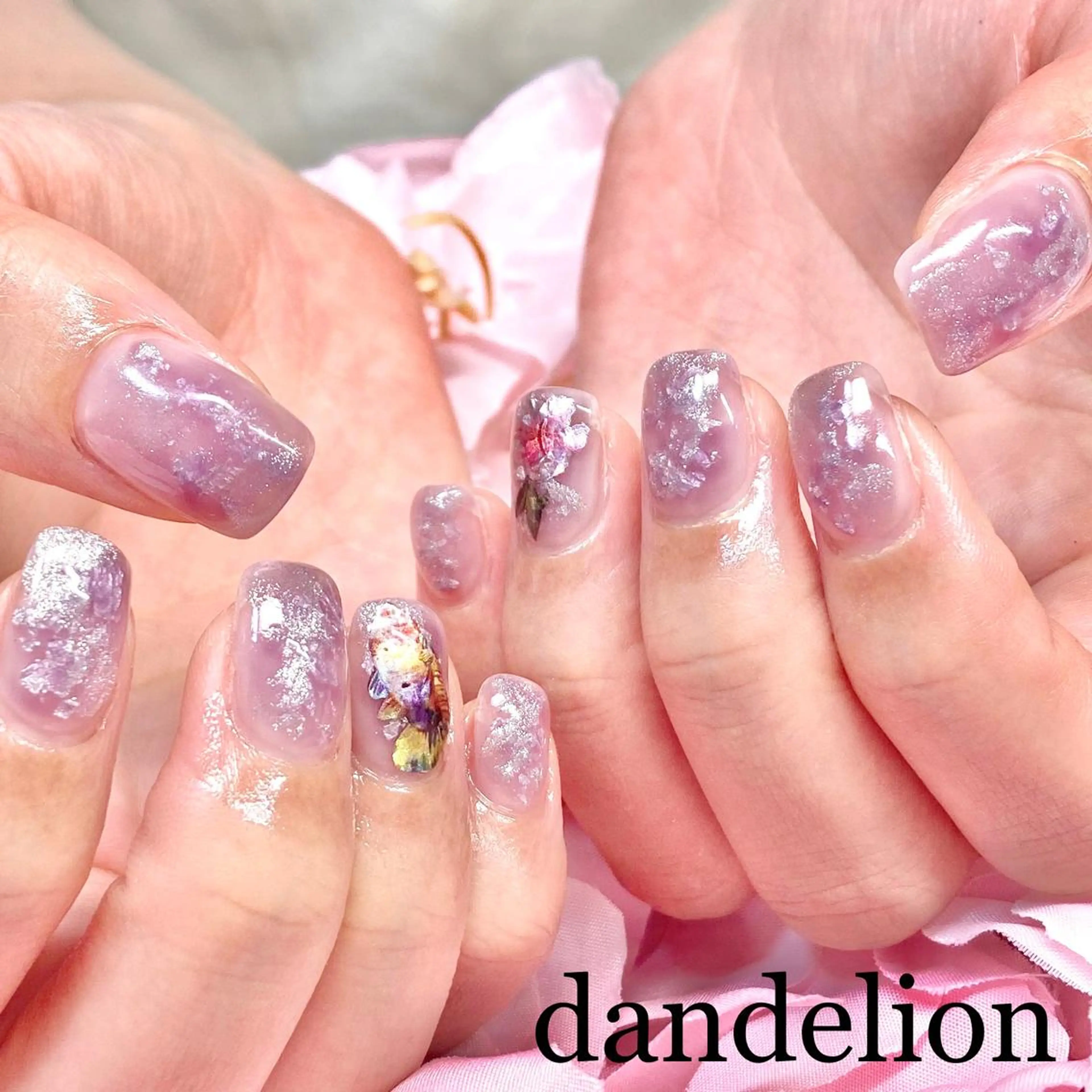 ネイル ハンドネイル ハンドケア dandelion ダンデライオンのネイルデザイン