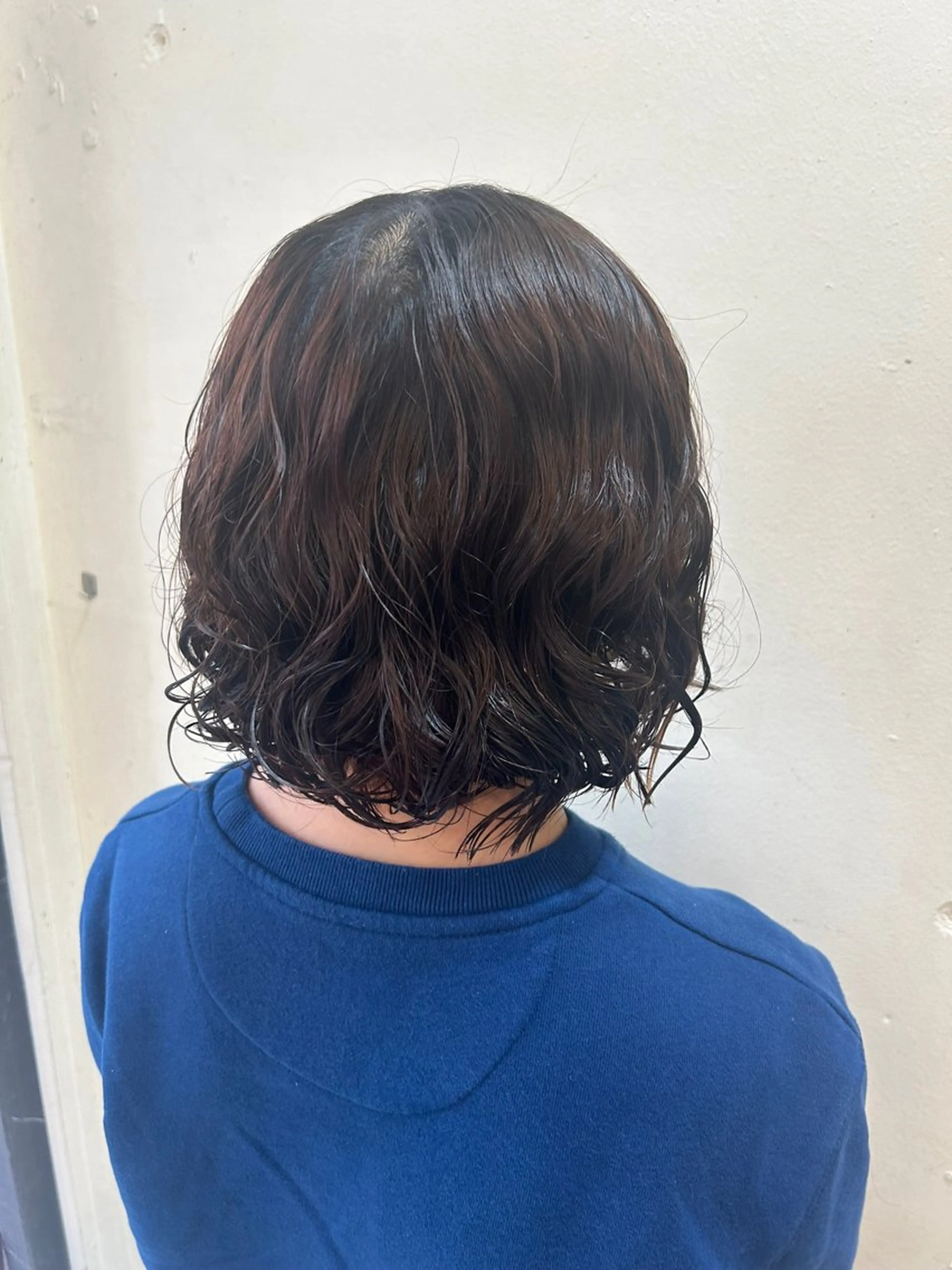 ミディアム カット パーマ 高津 千慧のヘアスタイル