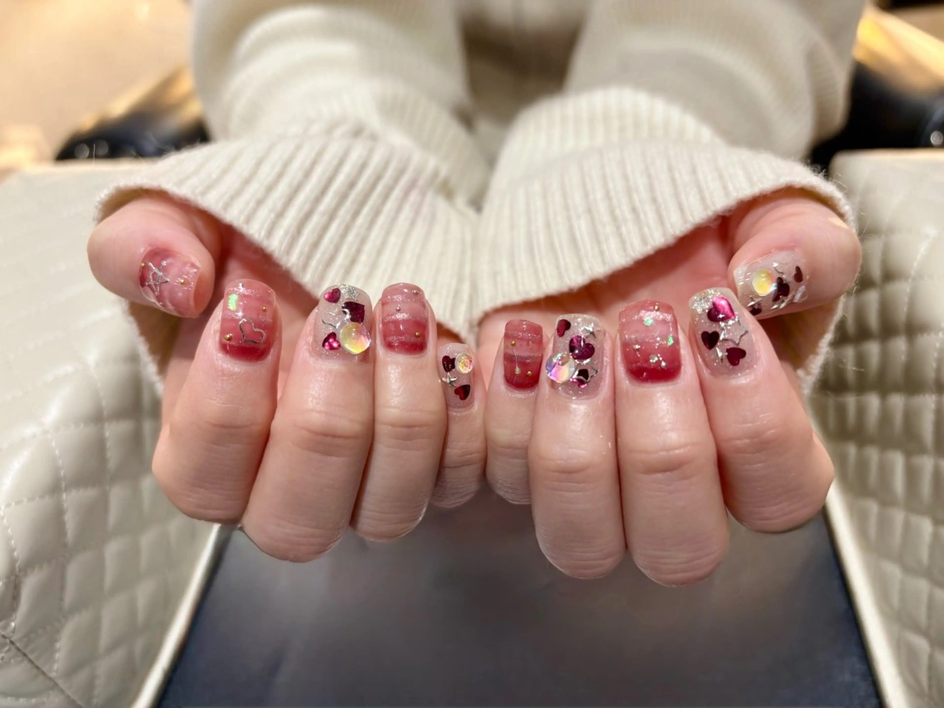 ネイル 持ち込み ショートネイル ショートネイル Mutsumi柏のネイルデザイン