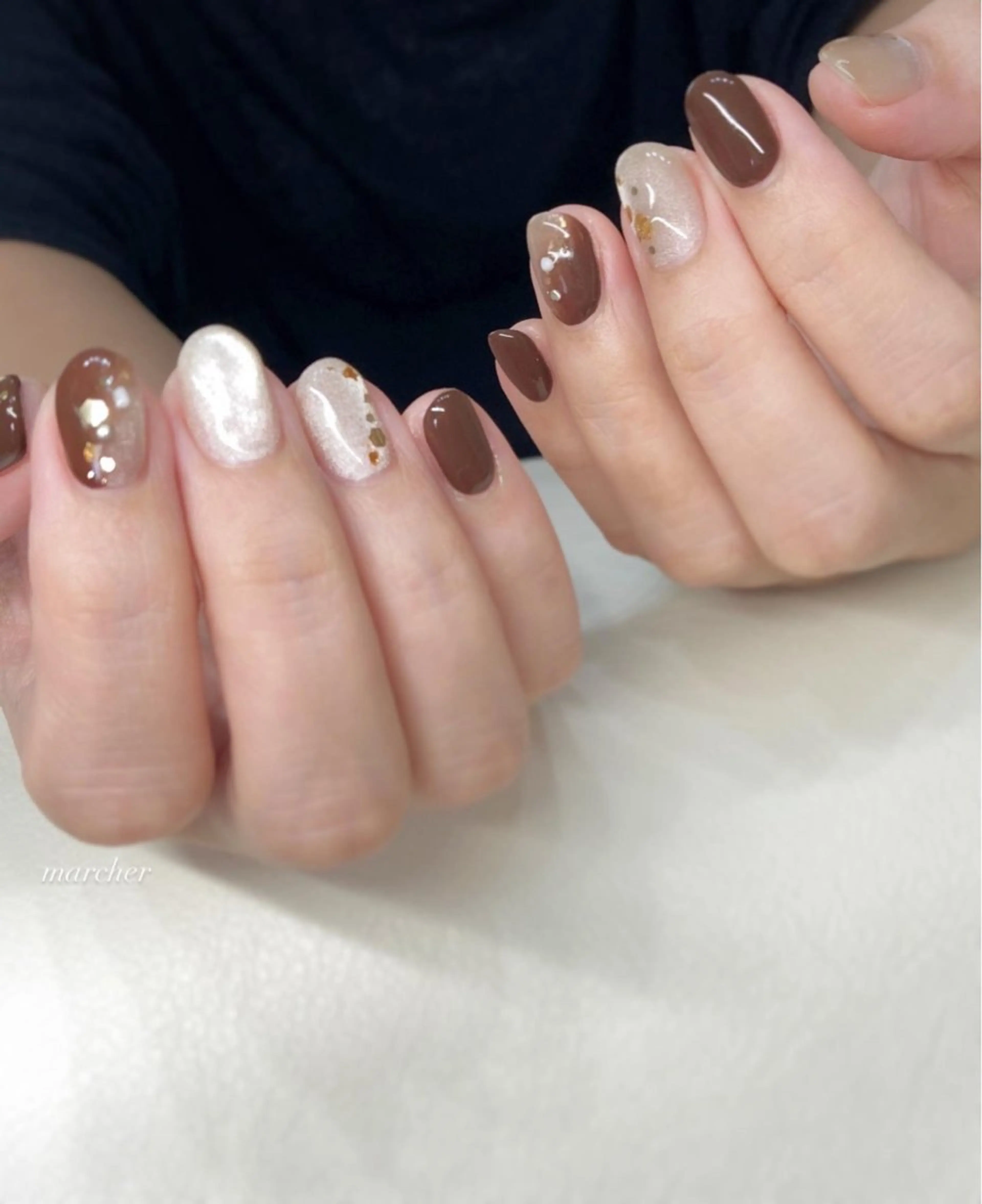 ネイル ハンドネイル Nailbeauty marcherのネイルデザイン