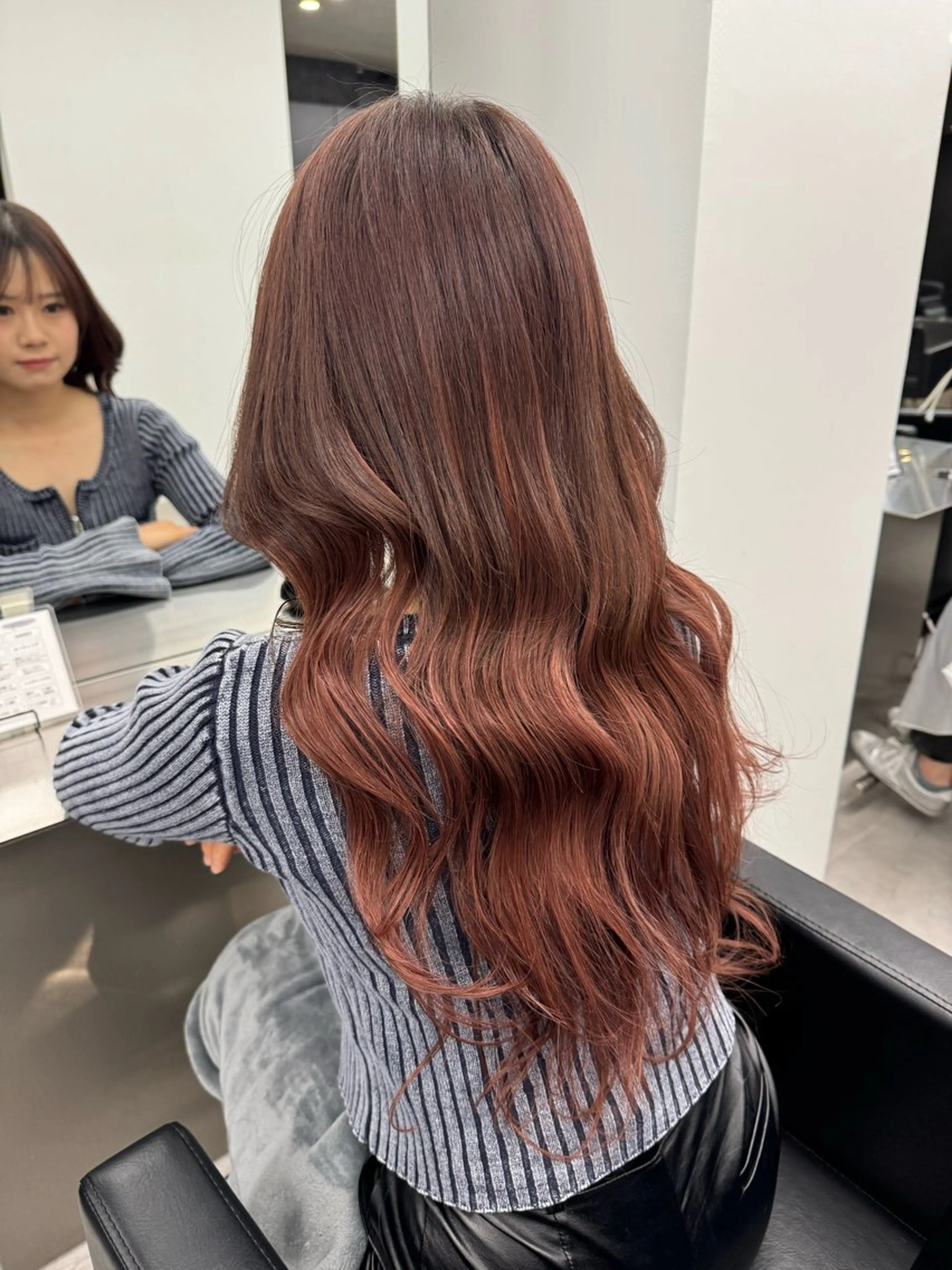 ロング ボブ エクステ ヘアカラー トリートメント ハイトーン/エクステ /韓国ヘアKENTAのヘアスタイル