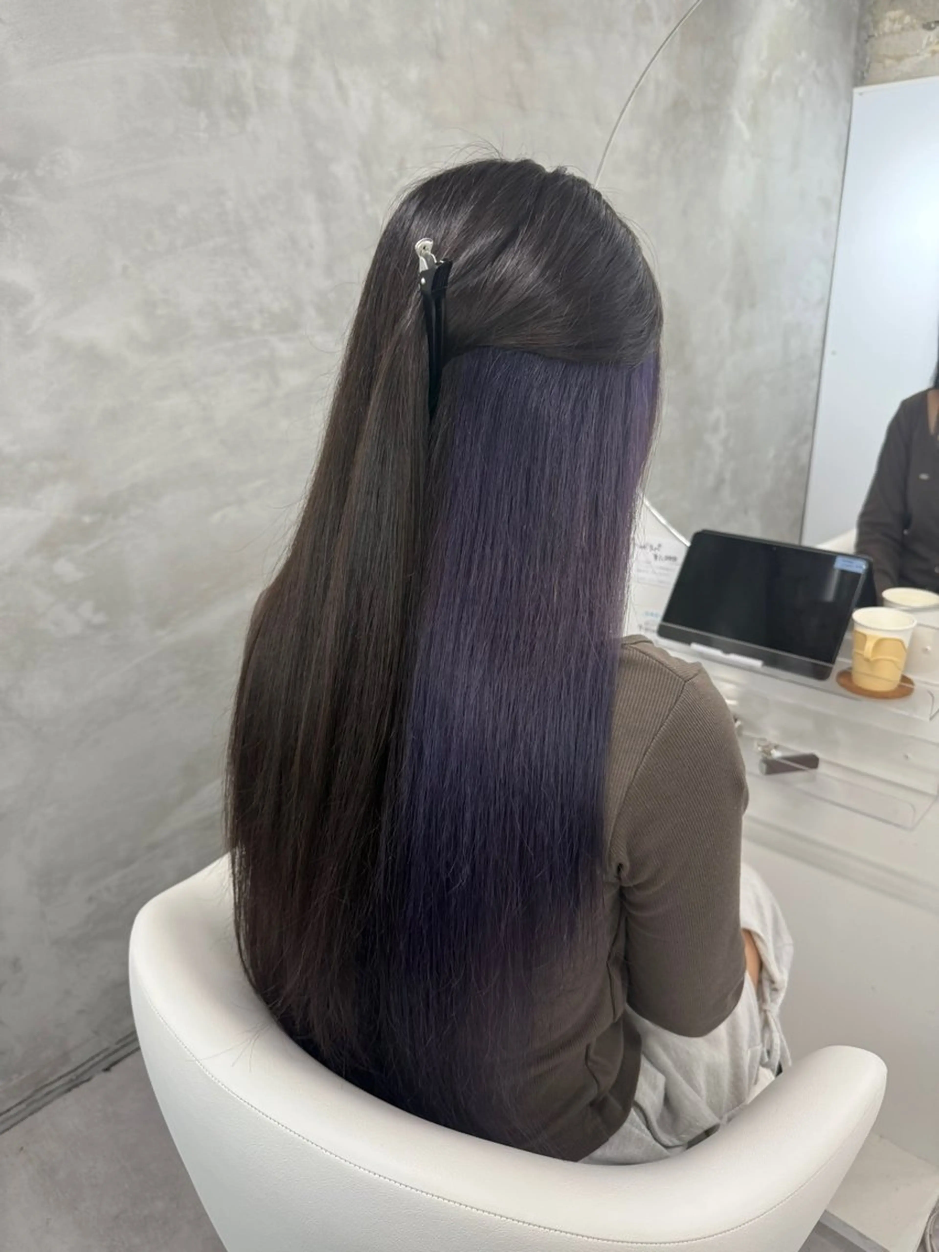ロング カラー ブリーチ ヘアカラー トリートメント yuuna ✮ door whiteのヘアスタイル