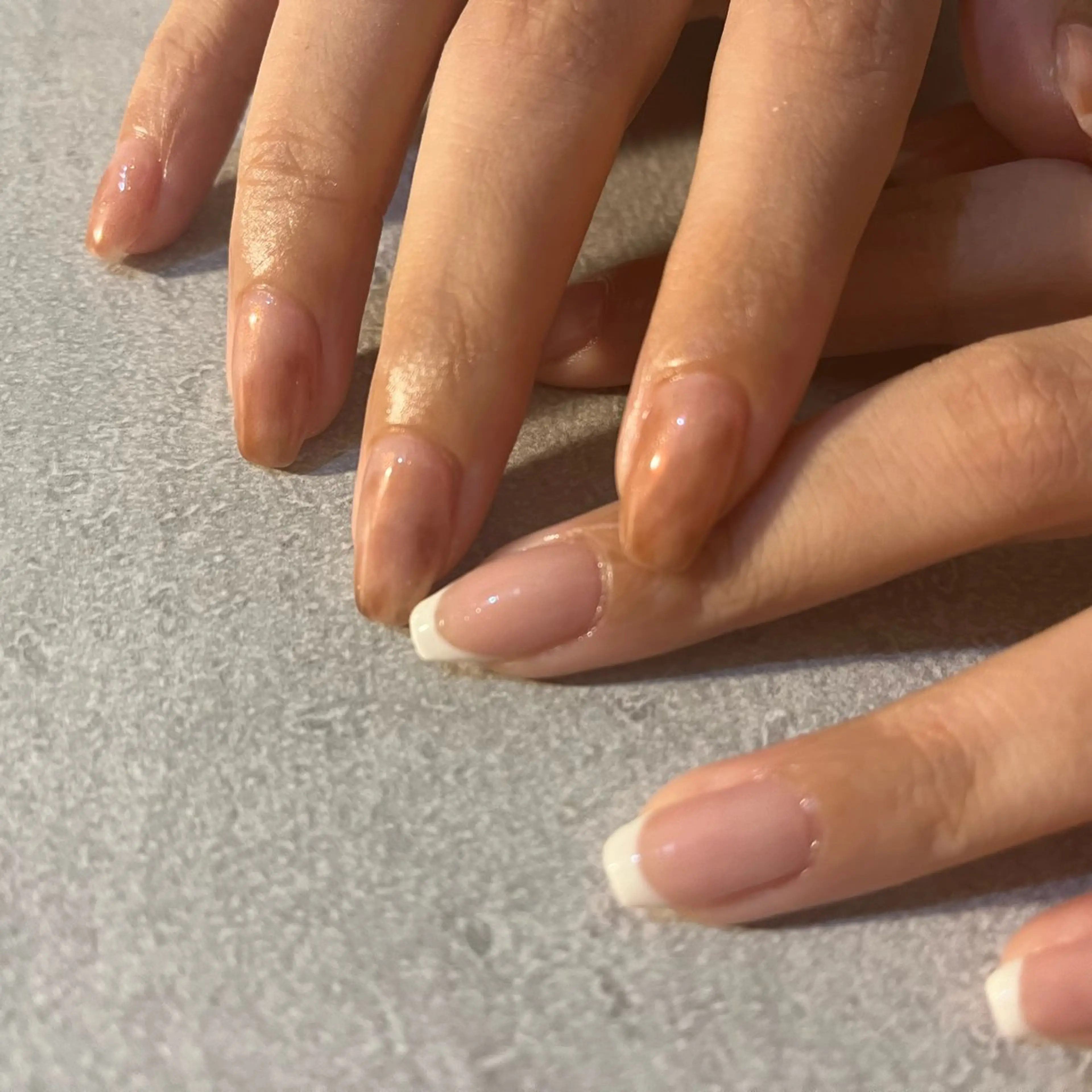 ネイル フレンチネイル ニュアンスネイル ピンク rio nailのネイルデザイン