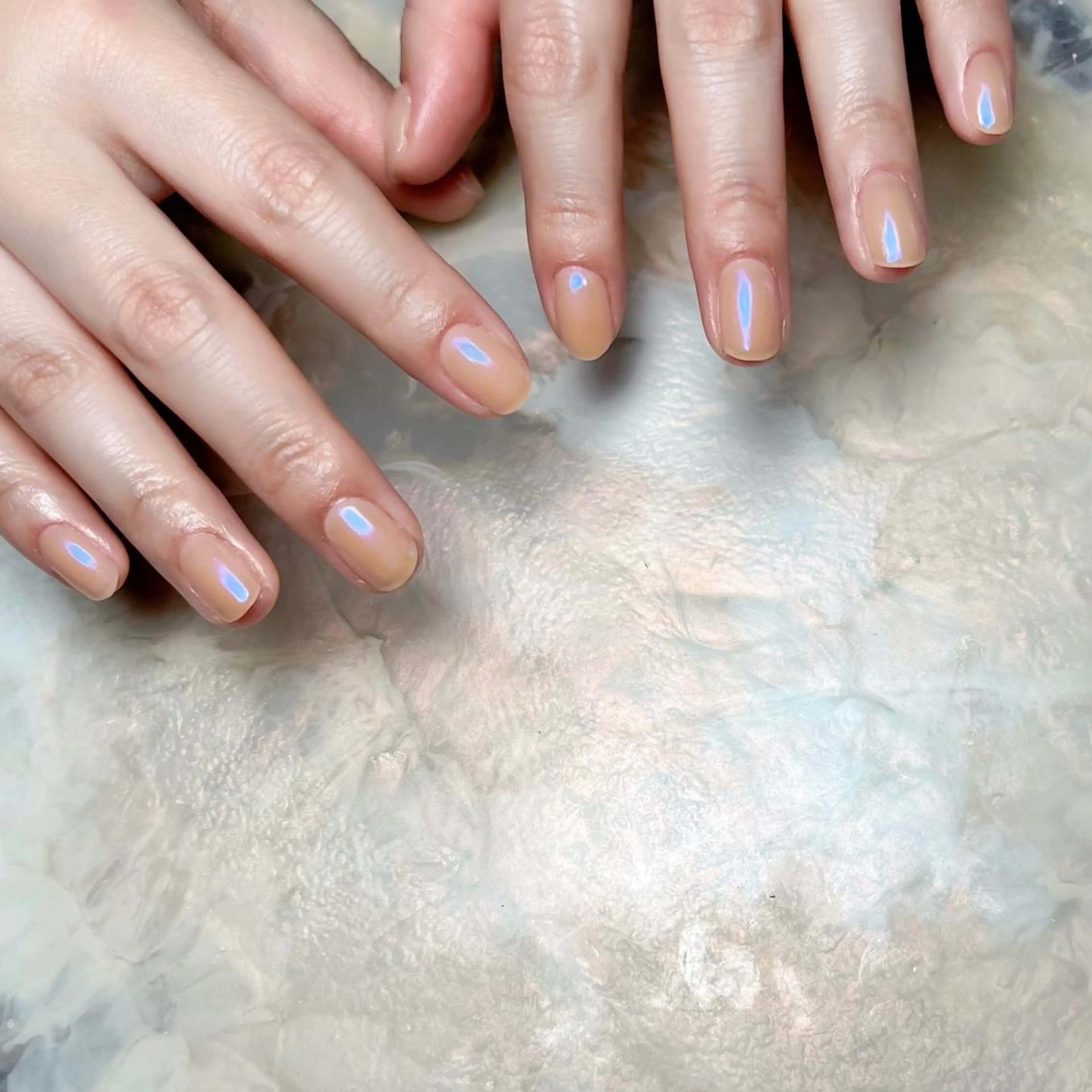 ネイル マグネットネイル ニュアンスネイル ショートネイル gemickle nailのネイルデザイン