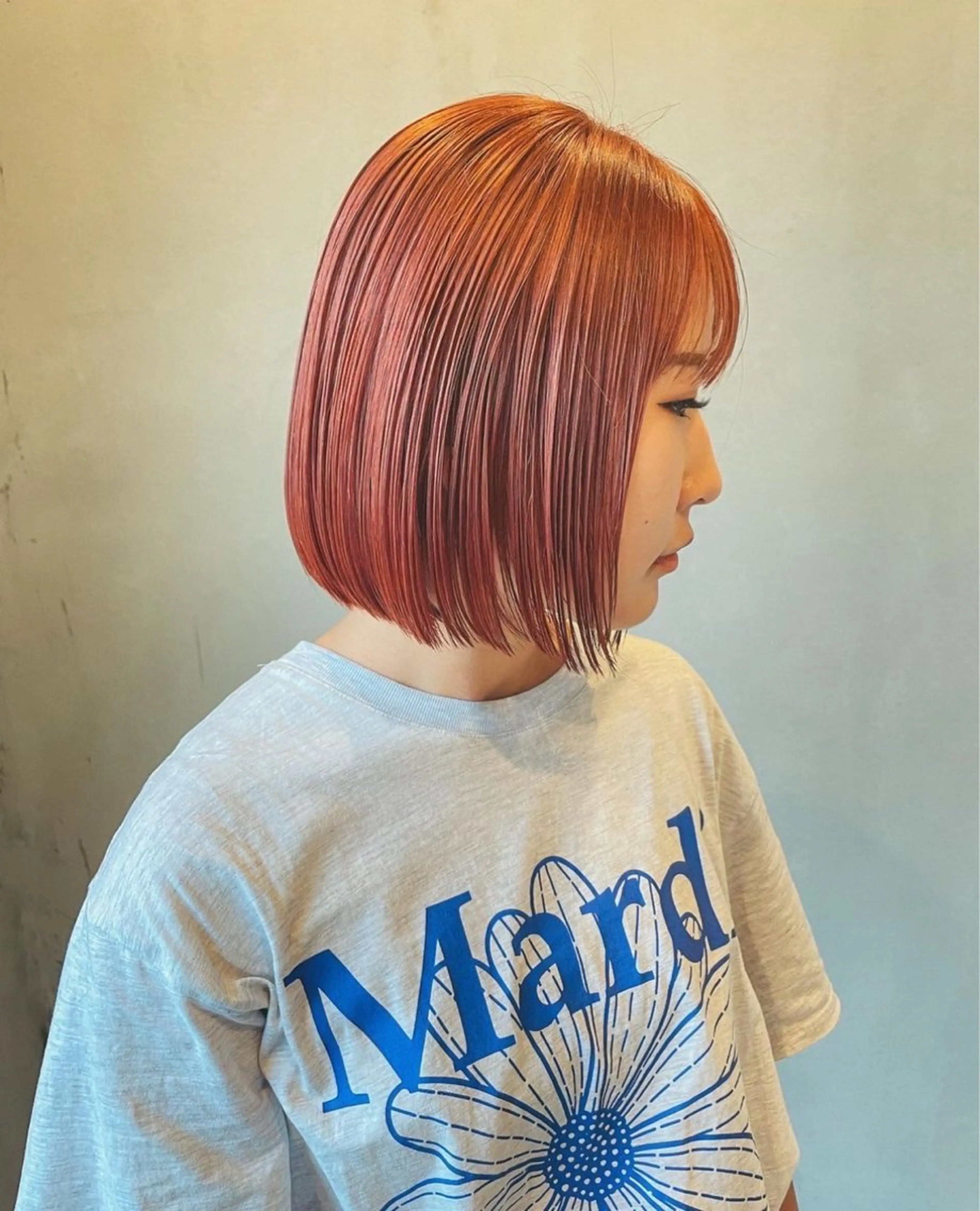 ミディアム 小山 水綺のヘアスタイル