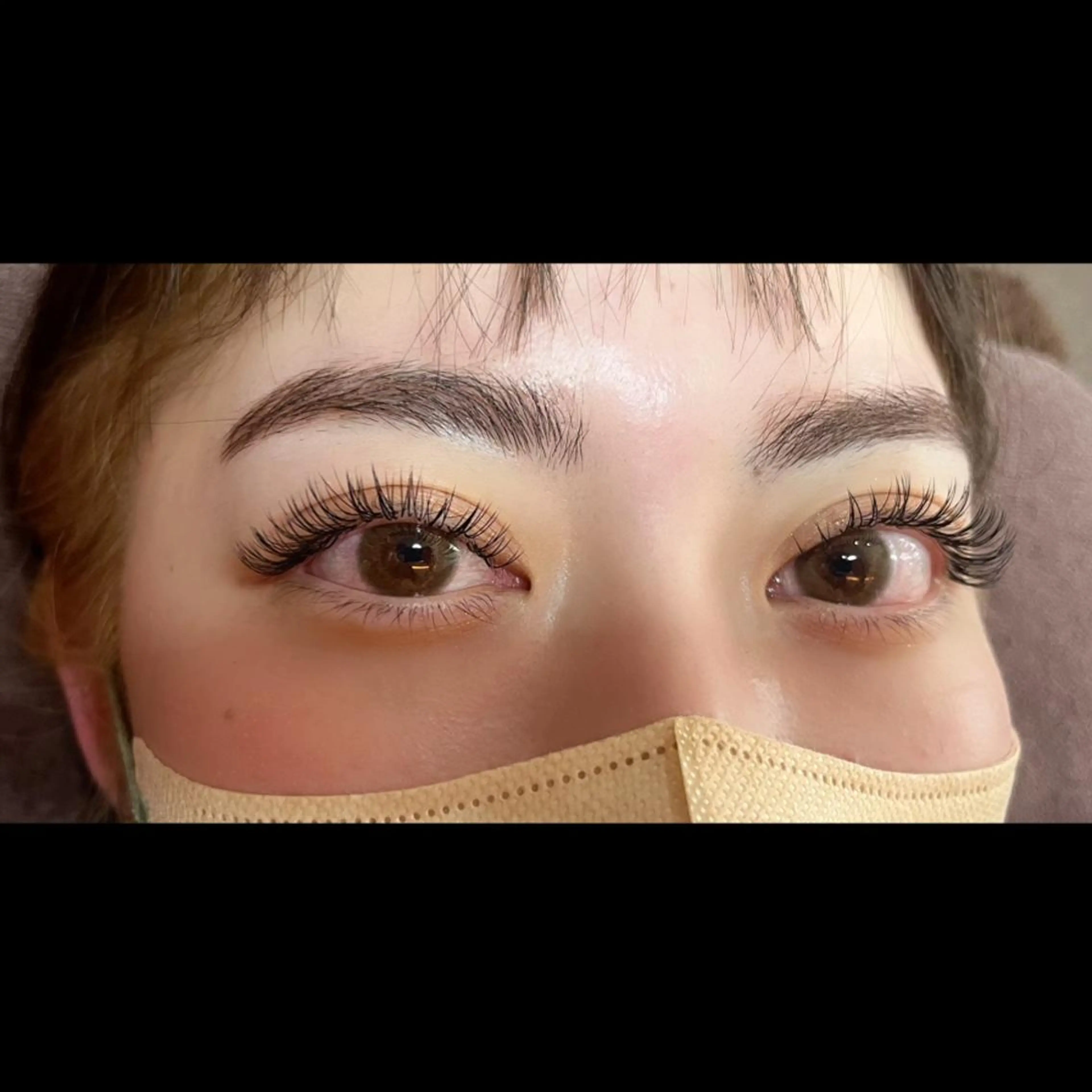 他店オフ込み⭕️Wロックラッシュ両目100束（Wロック70束＋フラット30本）バインドロックのような仕上がり👁✨の写真