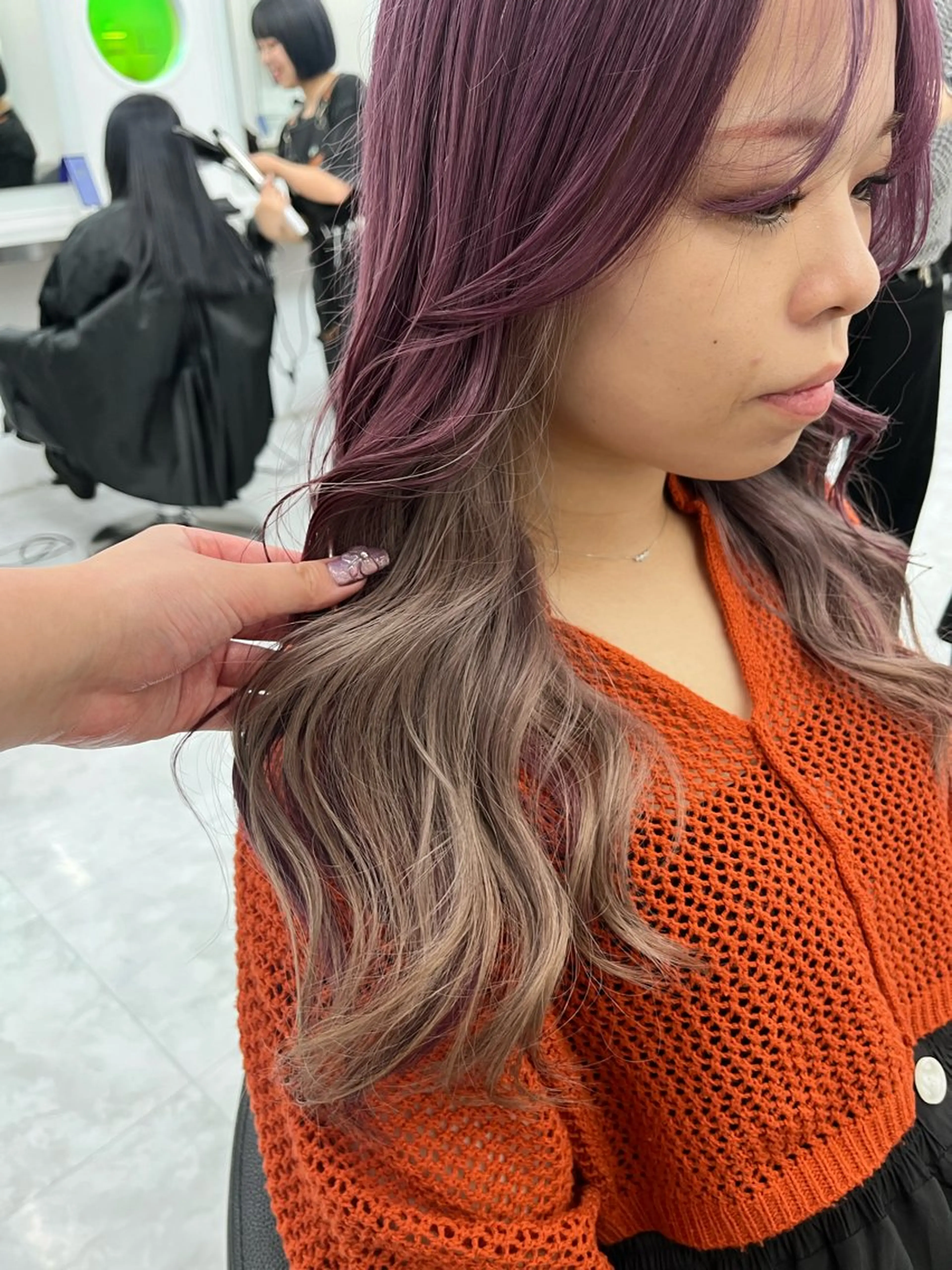 ロング カラー ヘアアレンジ 愛されカラー🩷 はるなのヘアスタイル