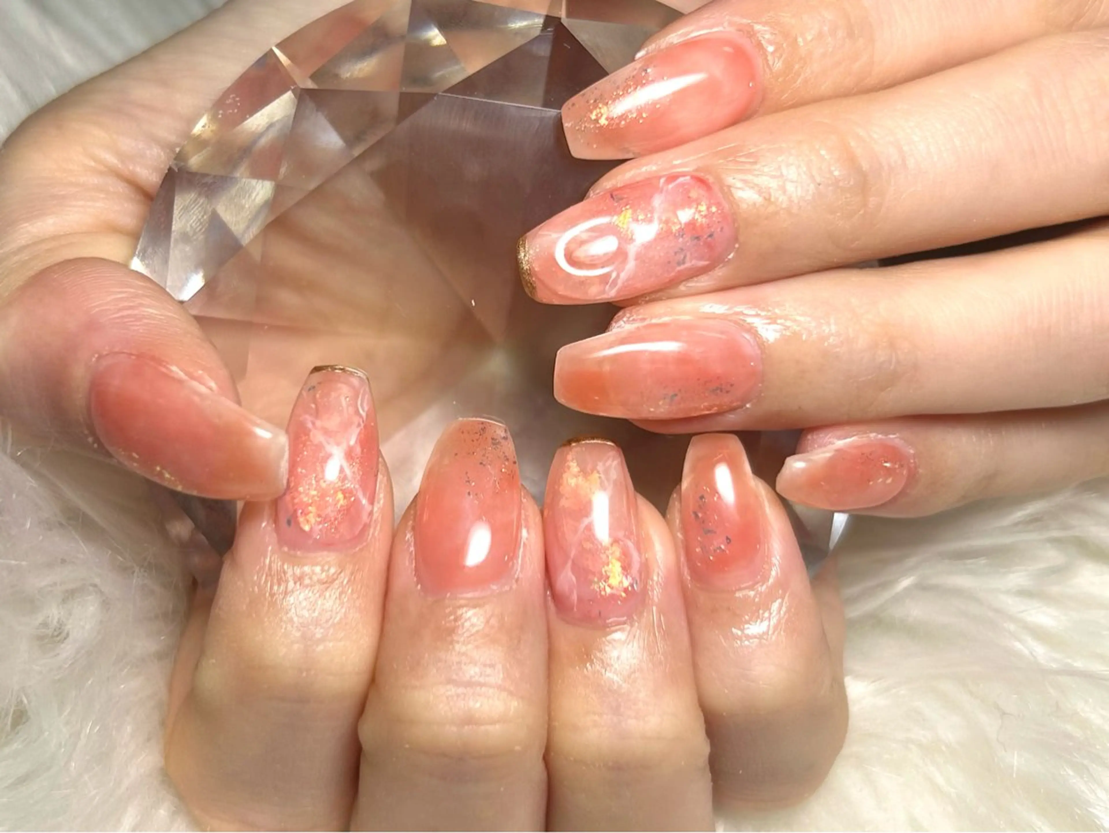 セミロング ハンドネイル nail salon Renardのネイルデザイン