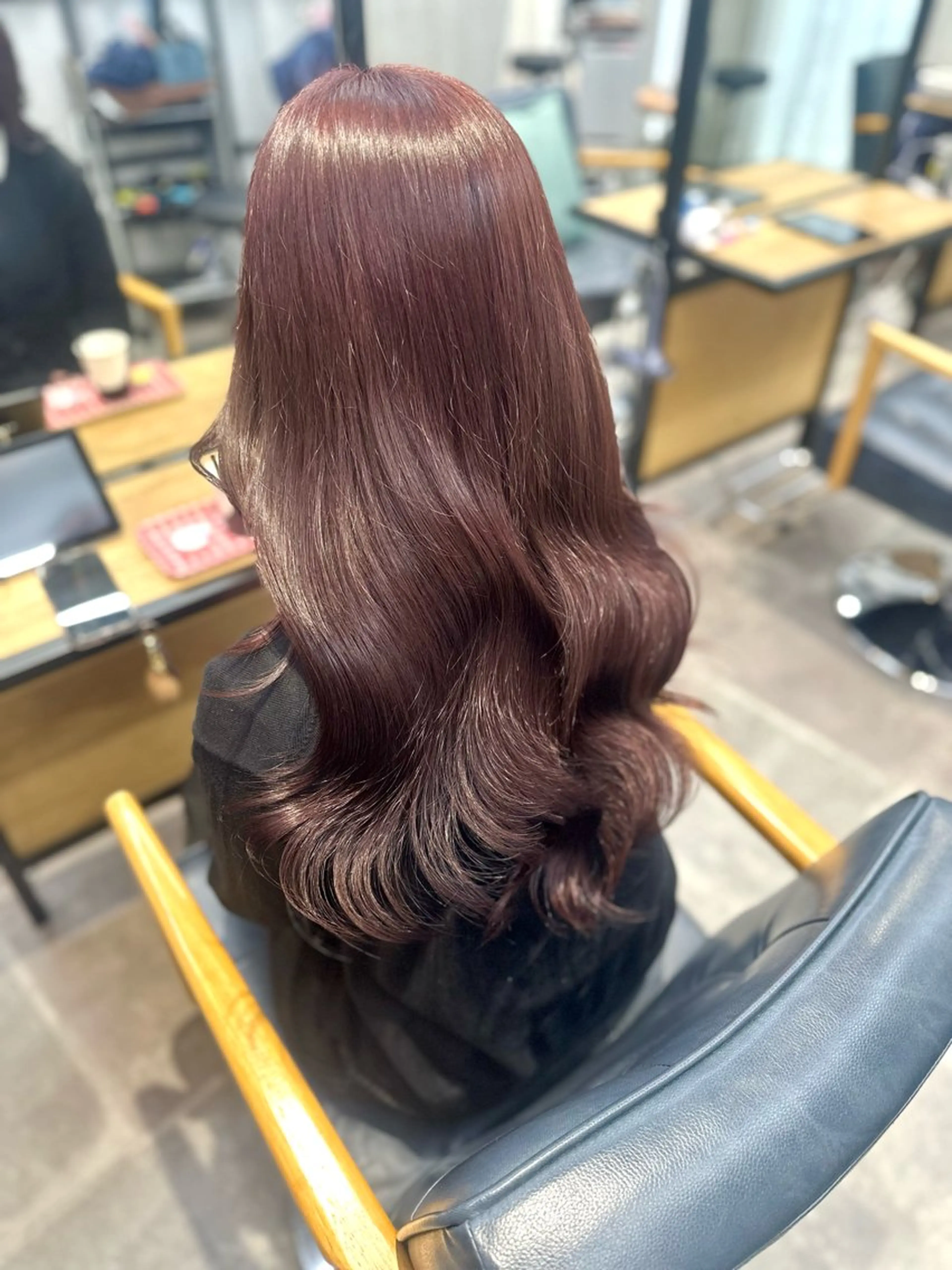 ロング カラー カット ヘアカラー ︎︎カイ ミズキ 🎀のヘアスタイル
