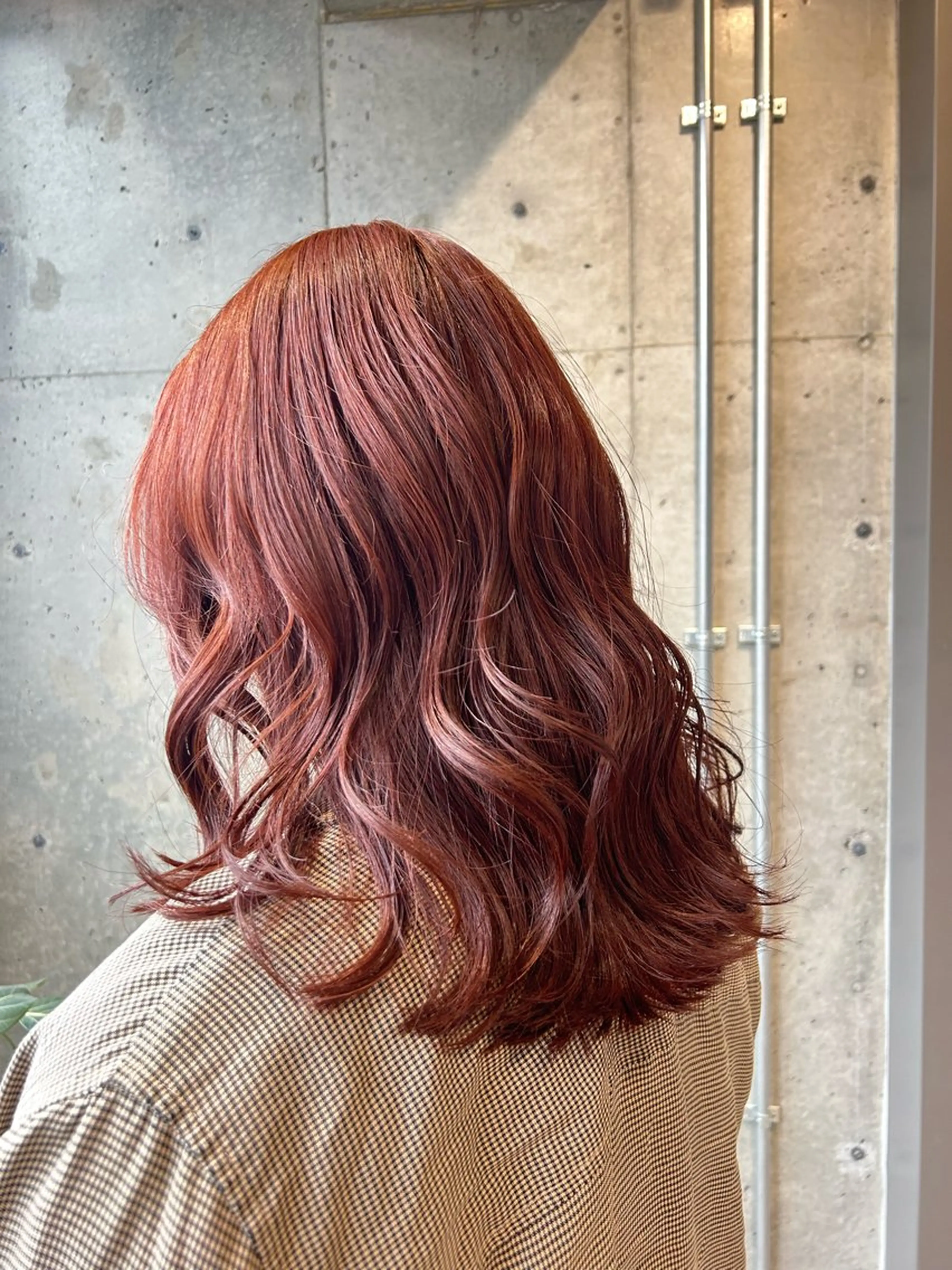 セミロング カラー ヘアカラー トリートメント 🤡暖色レイヤー 🤡みさきのヘアスタイル