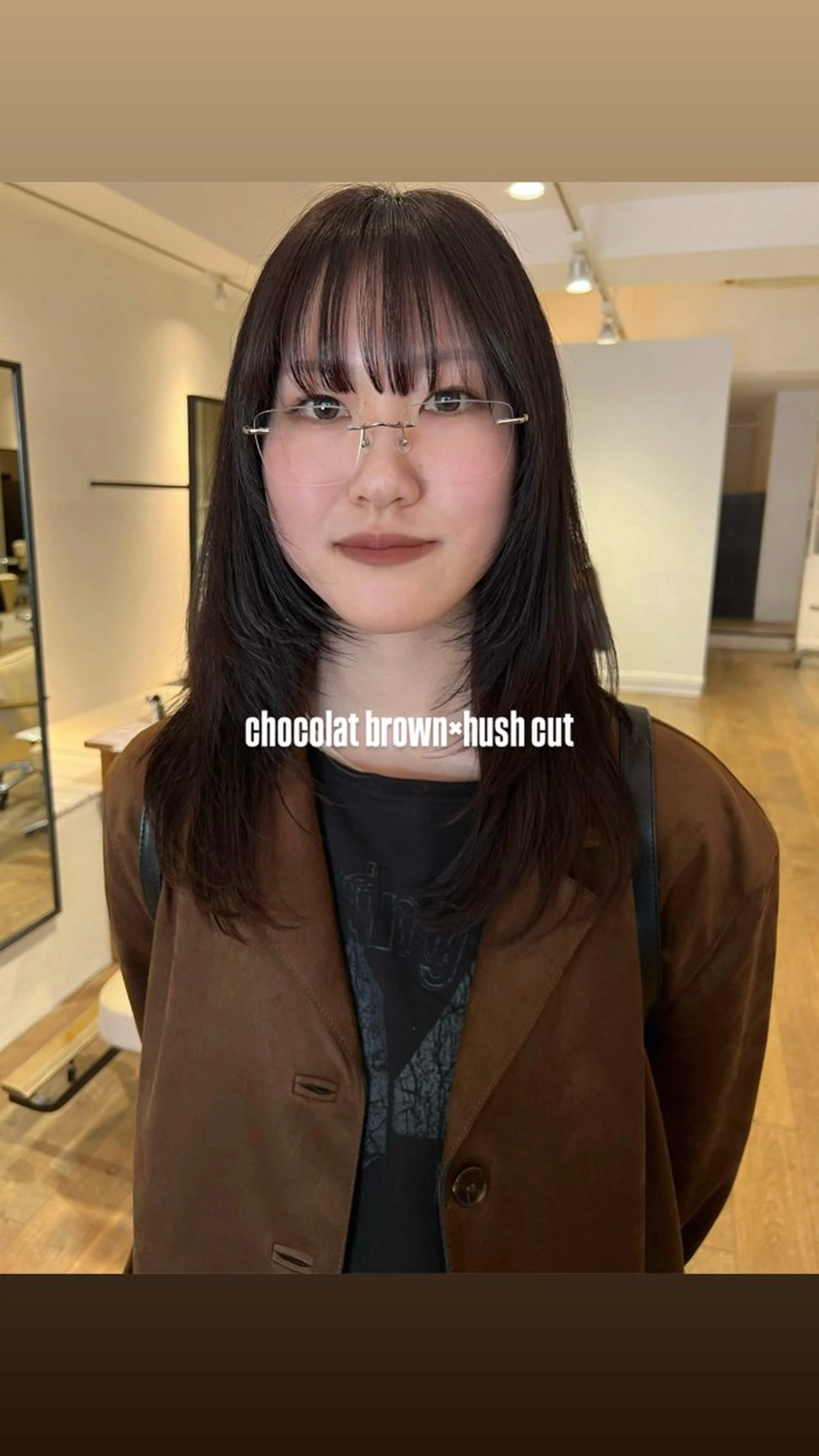 セミロング カラー KNACK/天王寺 美容室/レイヤーのヘアスタイル