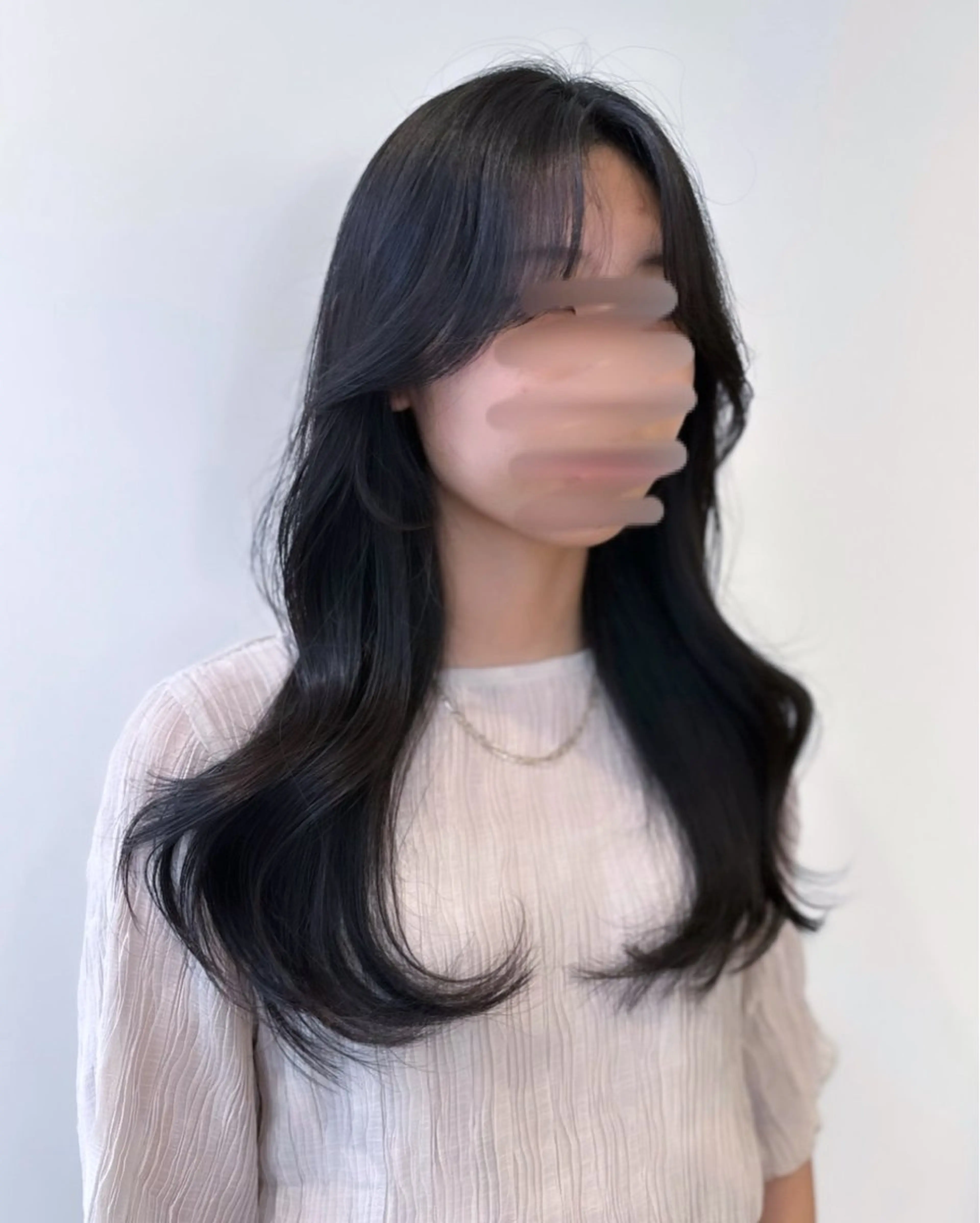 ロング 韓国ヘア 🇰🇷 RUKA 🩵🤍のヘアスタイル