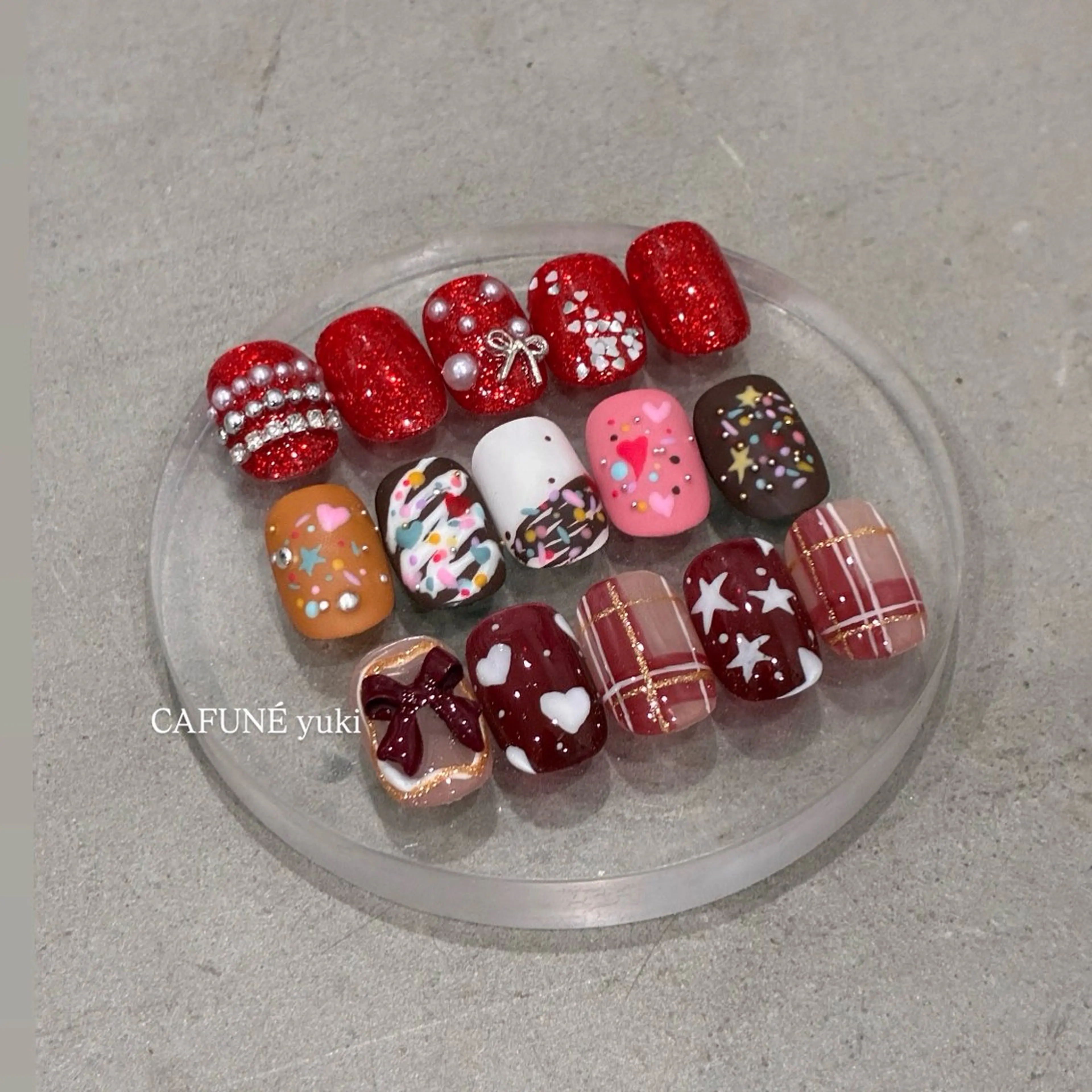 ネイル ハンドネイル 🎼CAFUNÉ_ TOKYO.•*¨のネイルデザイン
