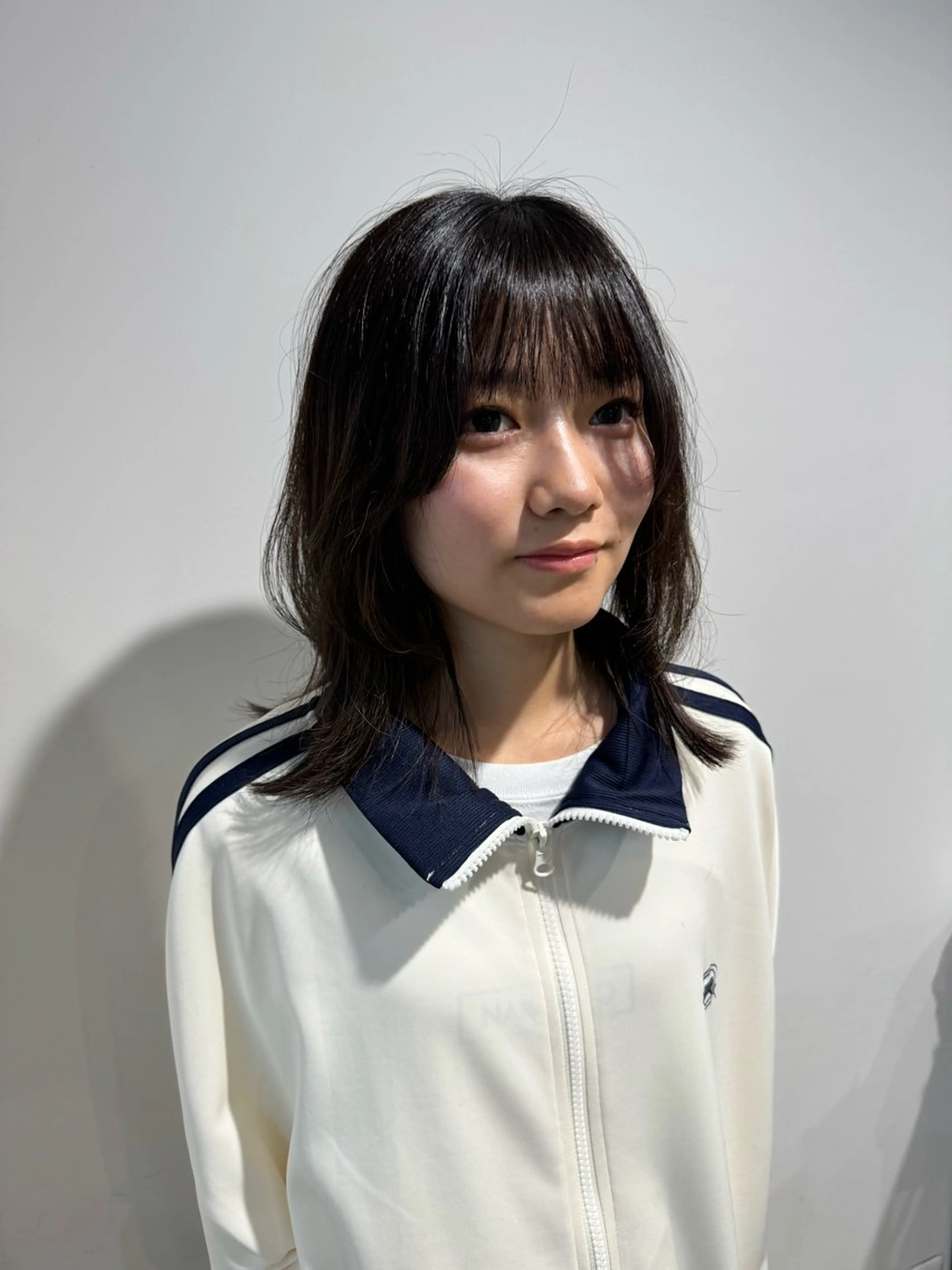 ミディアム ミディアムレイヤー 韓国風ヘア レイヤーカット カット レイヤー/大人ボブ 渡邉【日吉美容室】のヘアスタイル