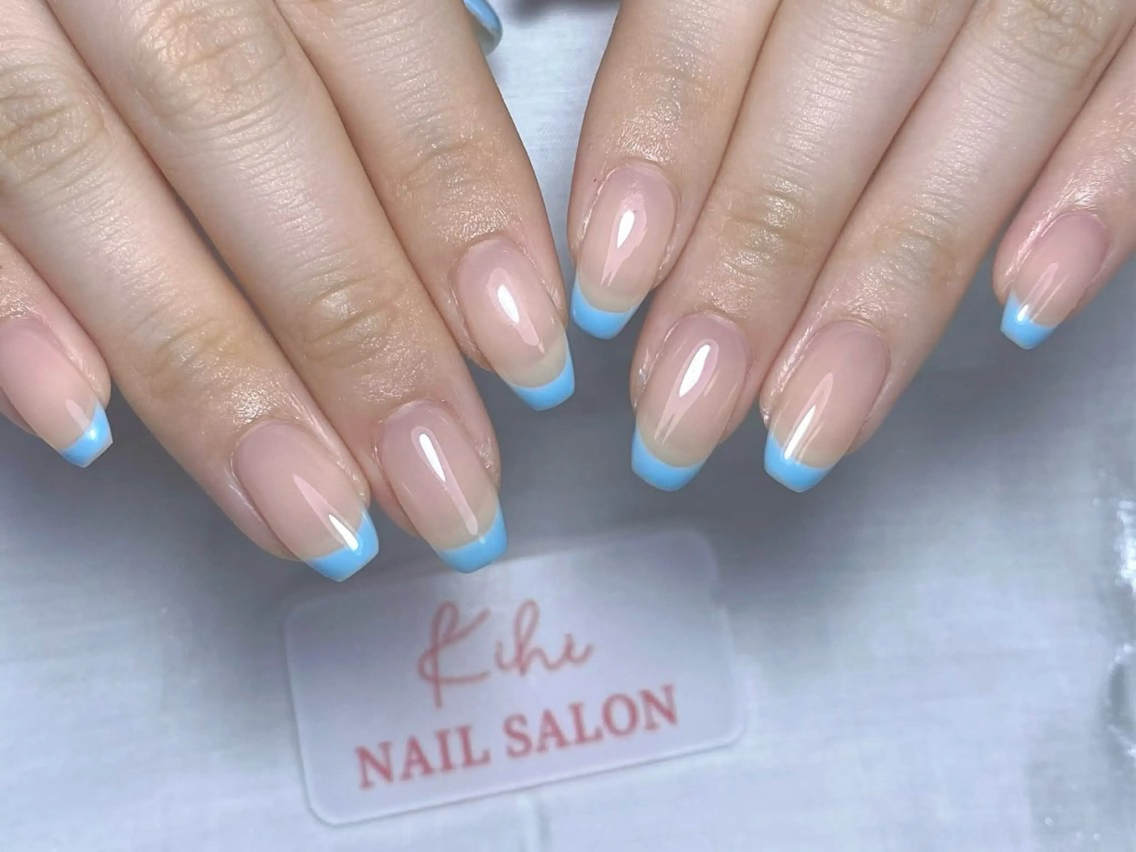 ネイル アートネイル フレンチネイル ジェルネイル グラデーション 韓国ネイル ハンドネイル ハンドケア さくら💮💮 【オフ無料】のネイルデザイン