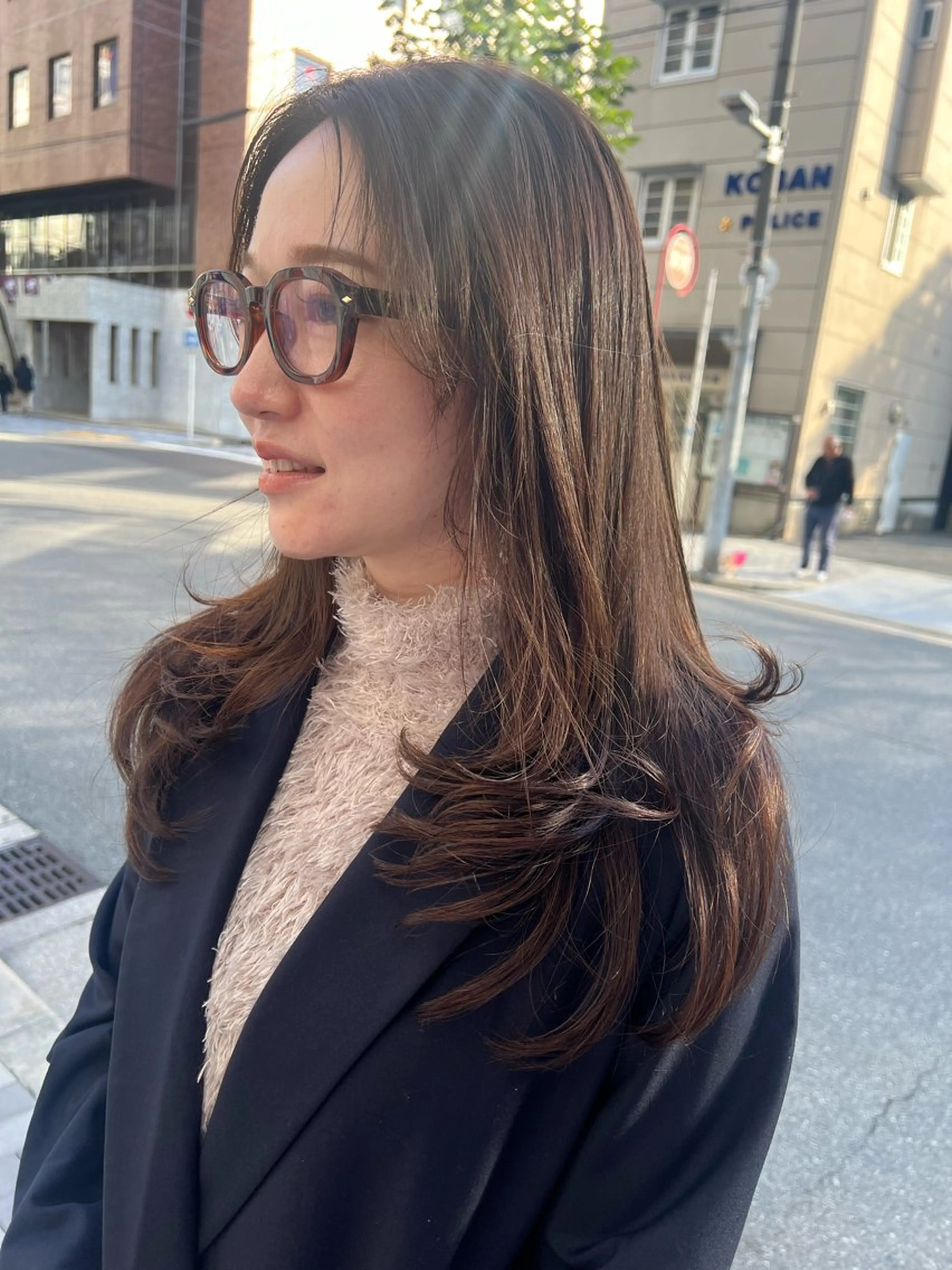 似合わせカット+透明感カラー+oggiotto3stepトリートメントの写真
