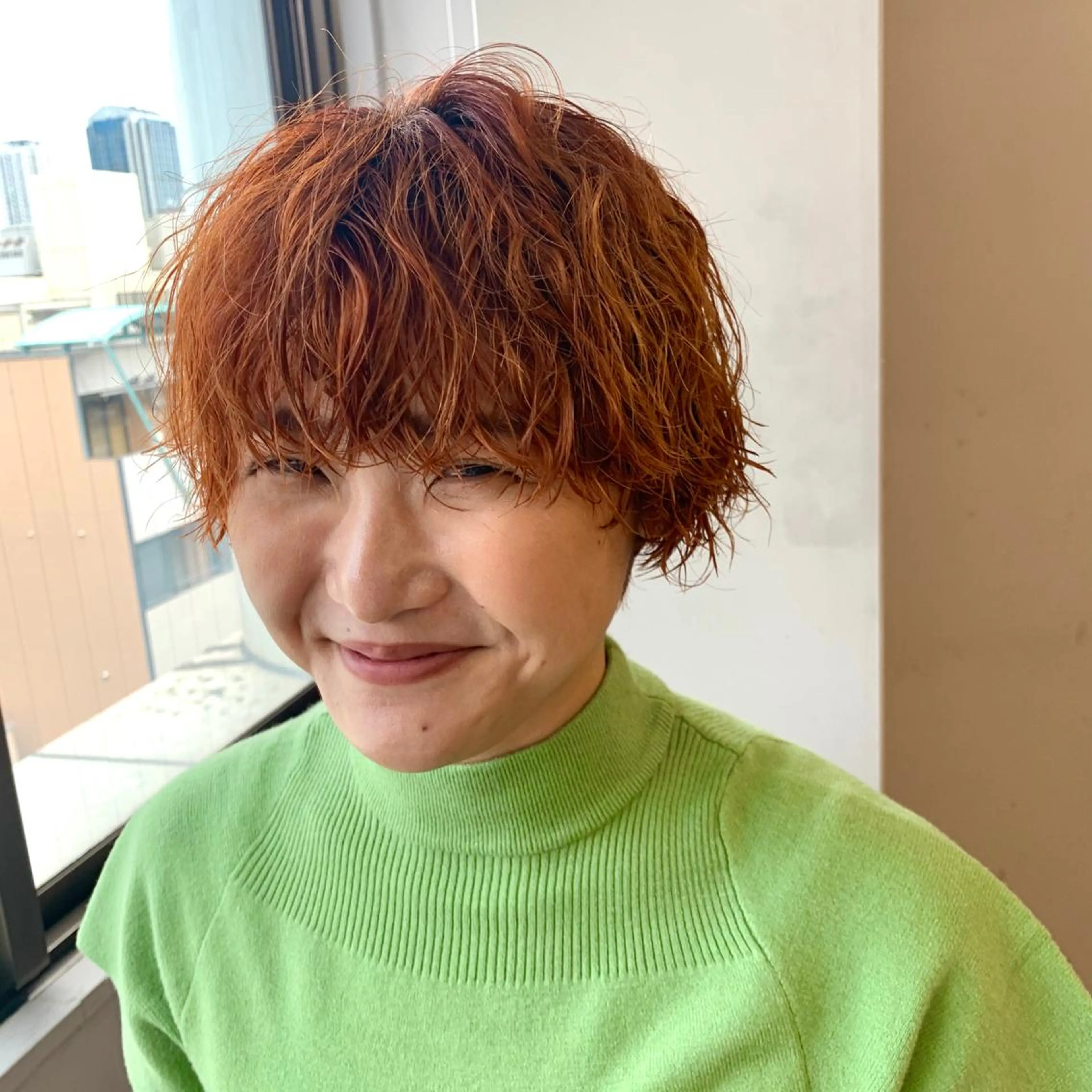 ショート パーマ ショートヘア カット パーマ トリートメント パーマ/レイヤー/ ボブ/豊浦翔太のヘアスタイル