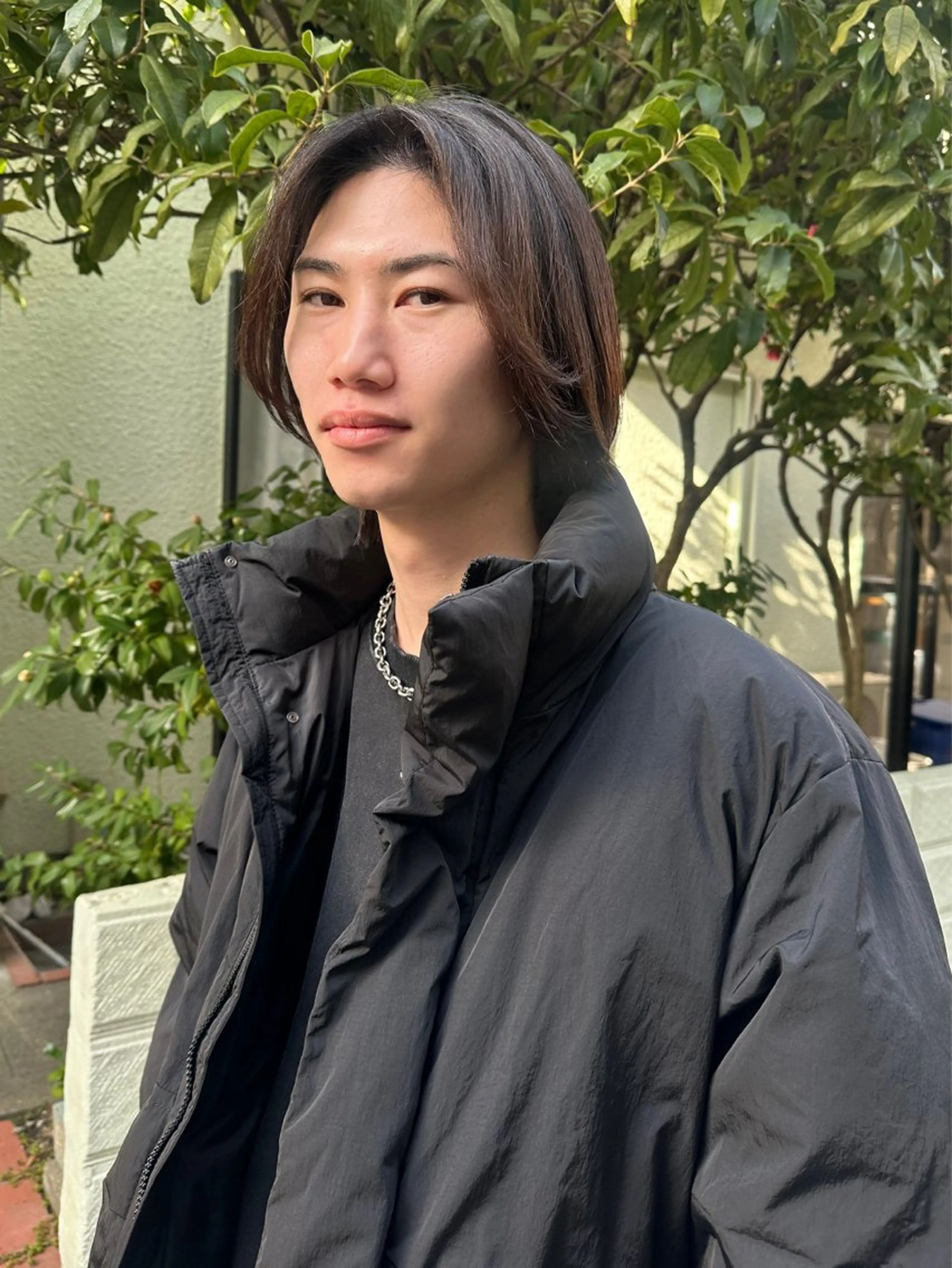 メンズ センターパート ＬＥＮＣ所属・mai ボブ /メンズカットのヘアスタイル