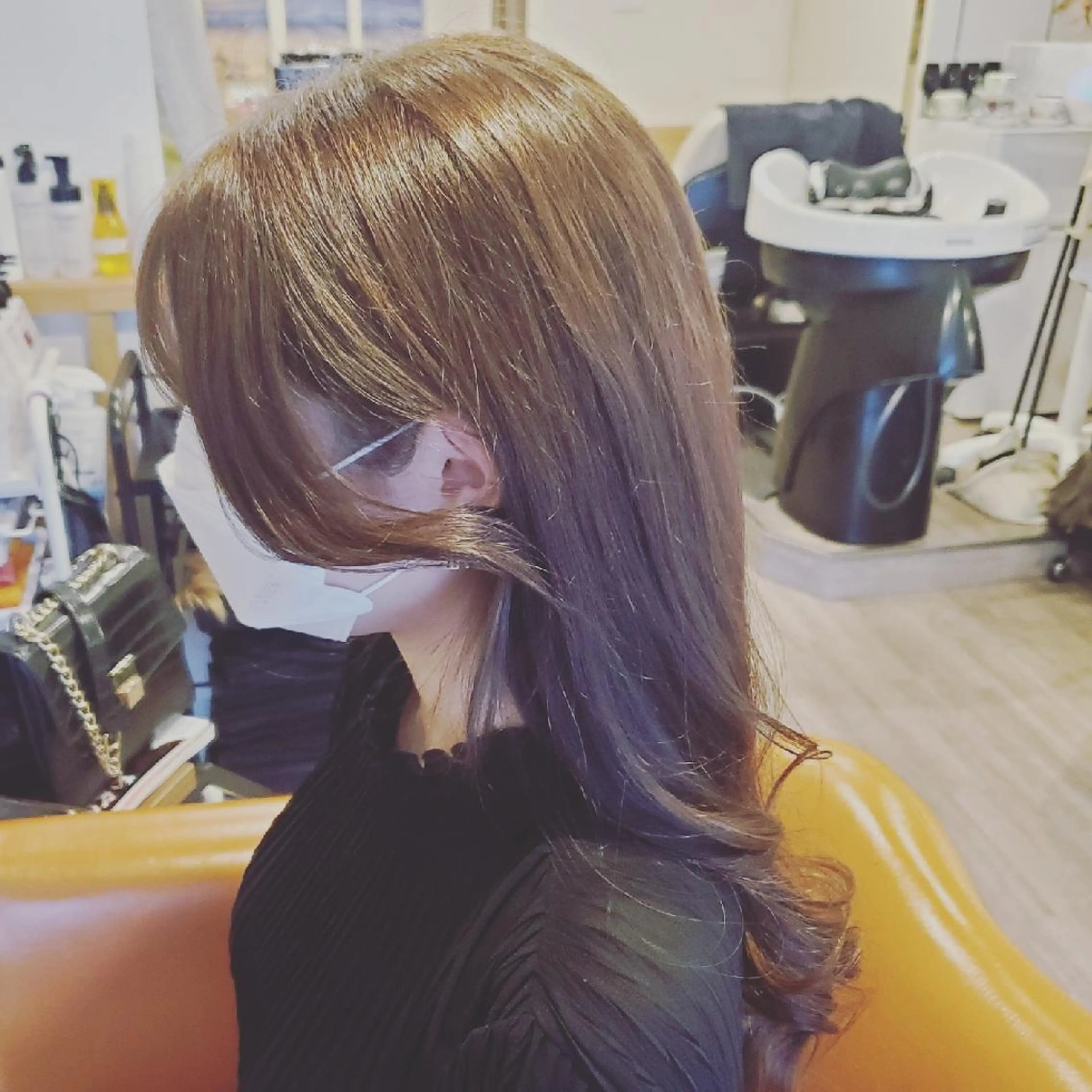 カラー ロング ブリーチ イルミナカラー 外国人風カラー トリートメント 酸熱トリートメント カット ヘアカラー トリートメント spa hair  ark 富井直美のヘアスタイル