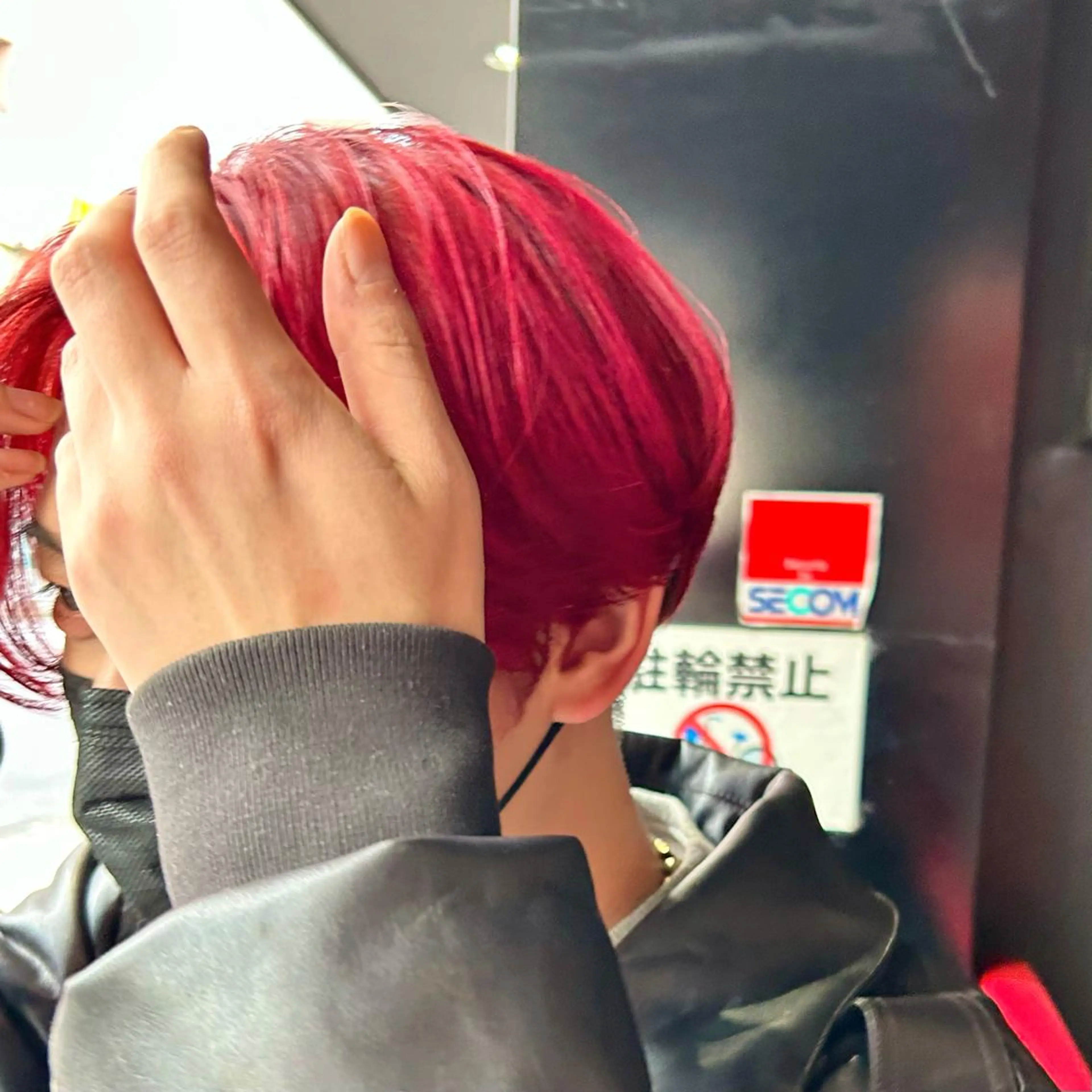 カラー メンズ 曲がる縮毛矯正 LIBER 　岩名のヘアスタイル