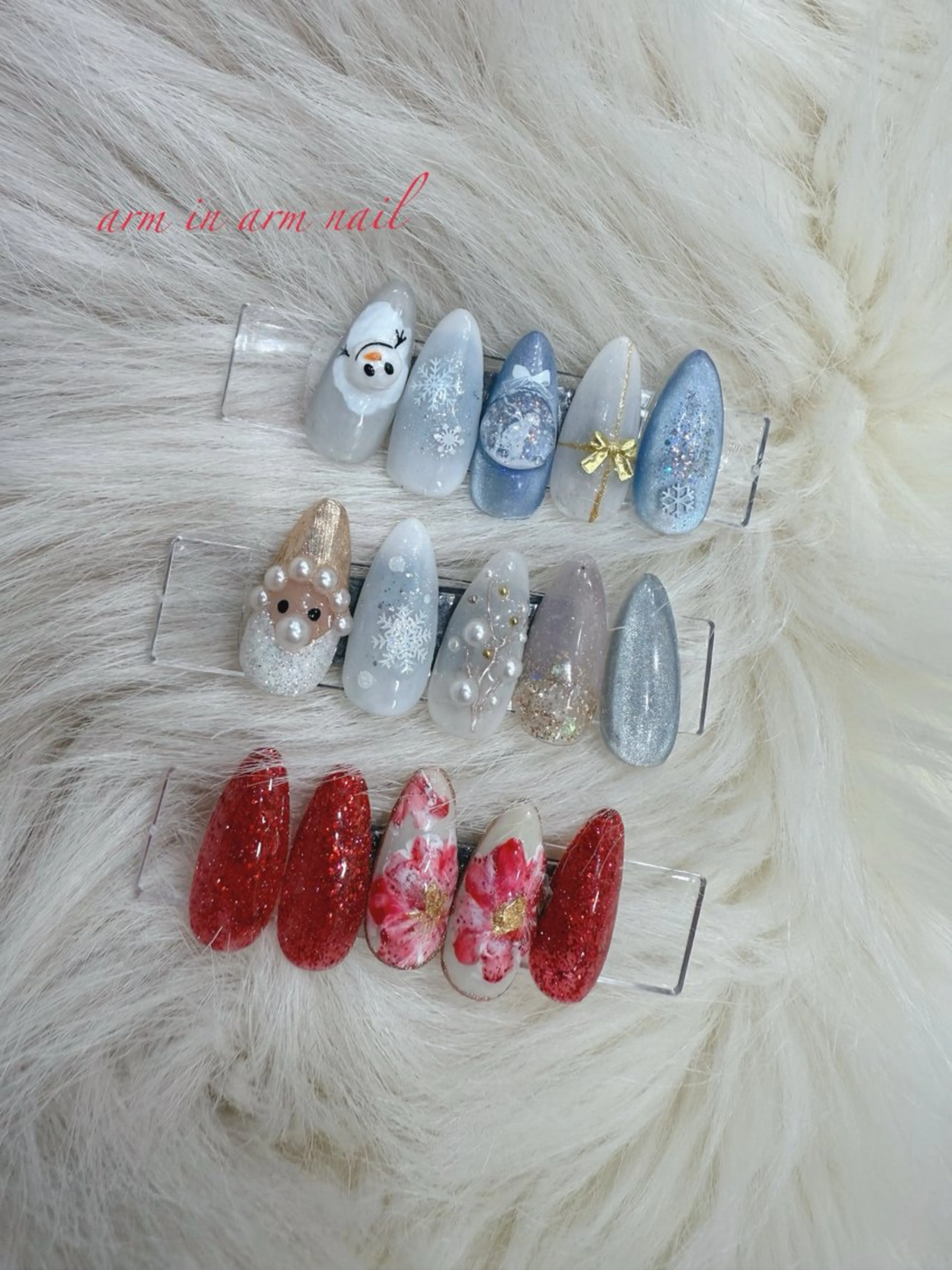 ネイル arm in arm ︎✿Yamamotoのマツエク・マツパデザイン