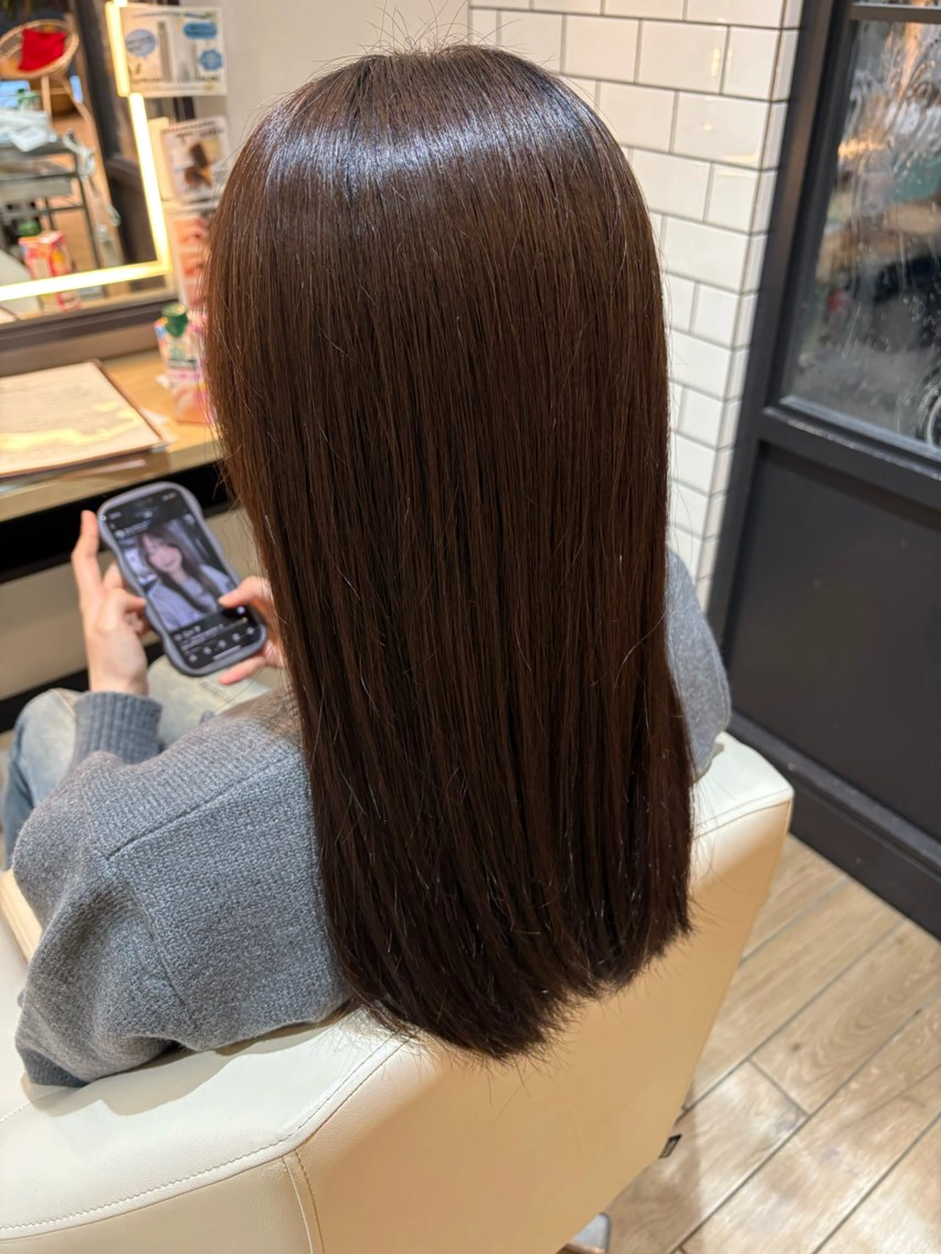 ロング トリートメント 酸熱トリートメント 梅沢 優羽のヘアスタイル