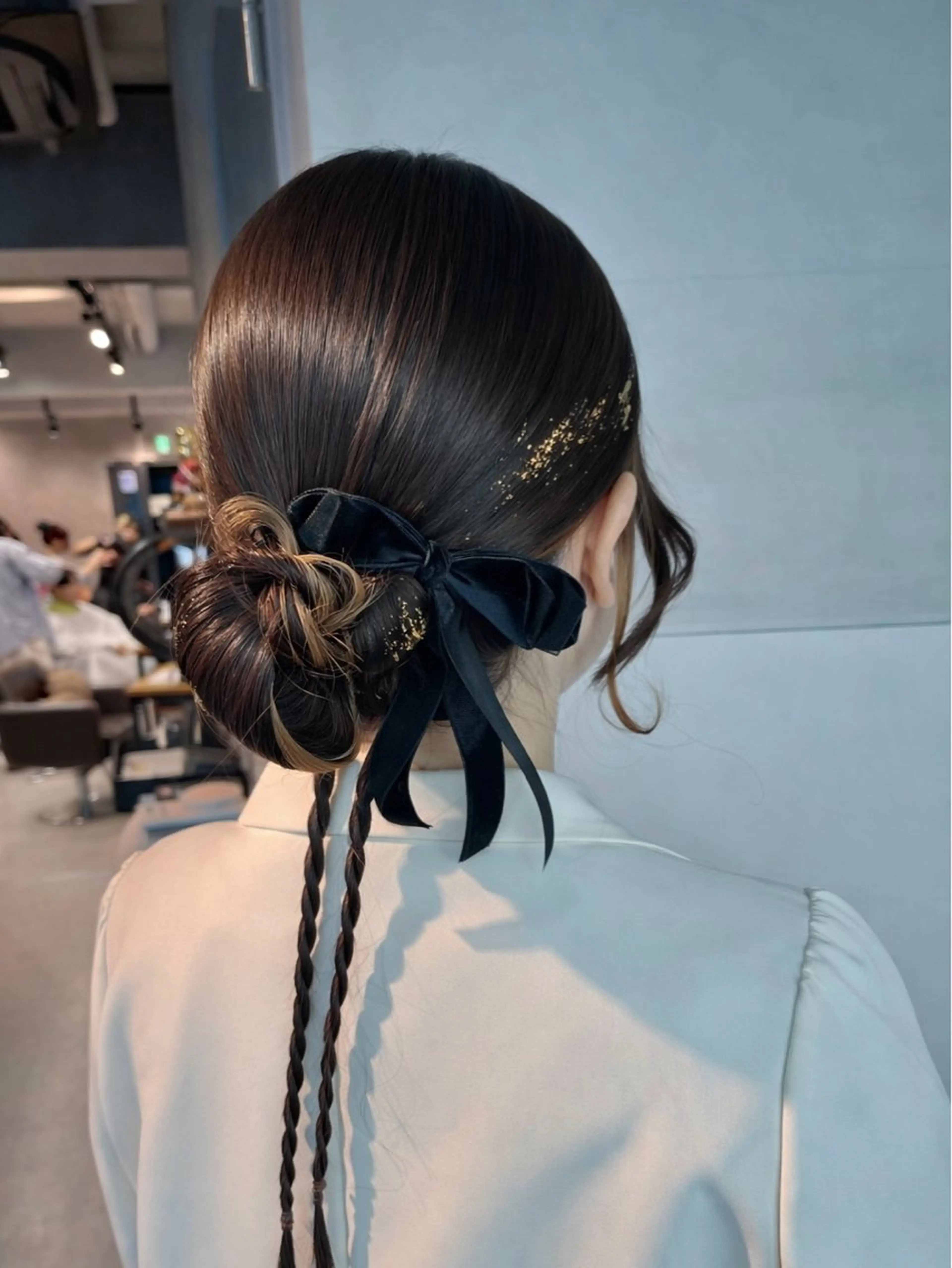 ヘアアレンジ 結婚式・ブライダル 卒業式のヘアスタイル ヘアセット charm《銀座》 ヘアセット/縮毛矯正のヘアスタイル