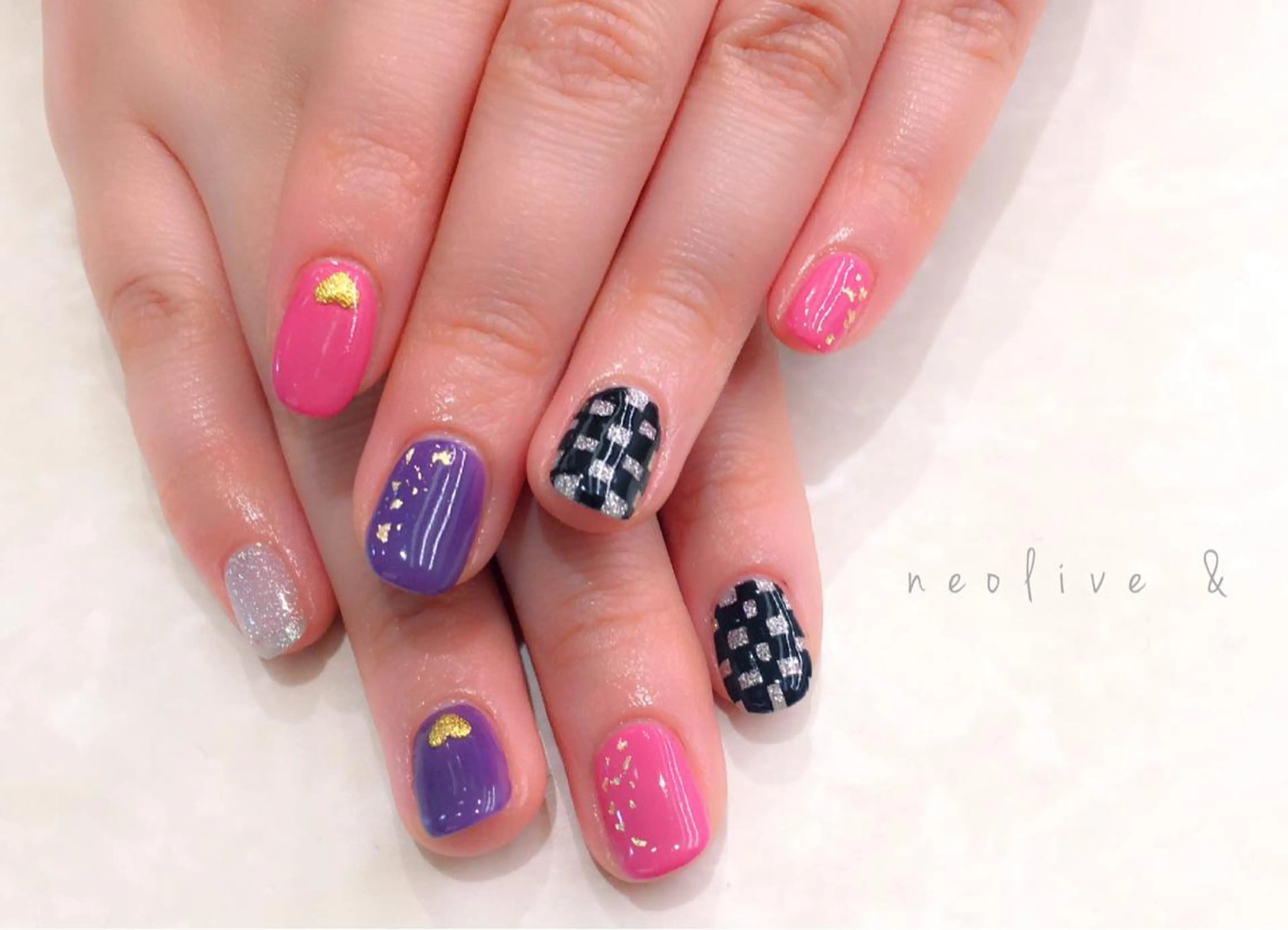 ネイル 成人式 Yuriko Omi パラジェル/渋谷のネイルデザイン