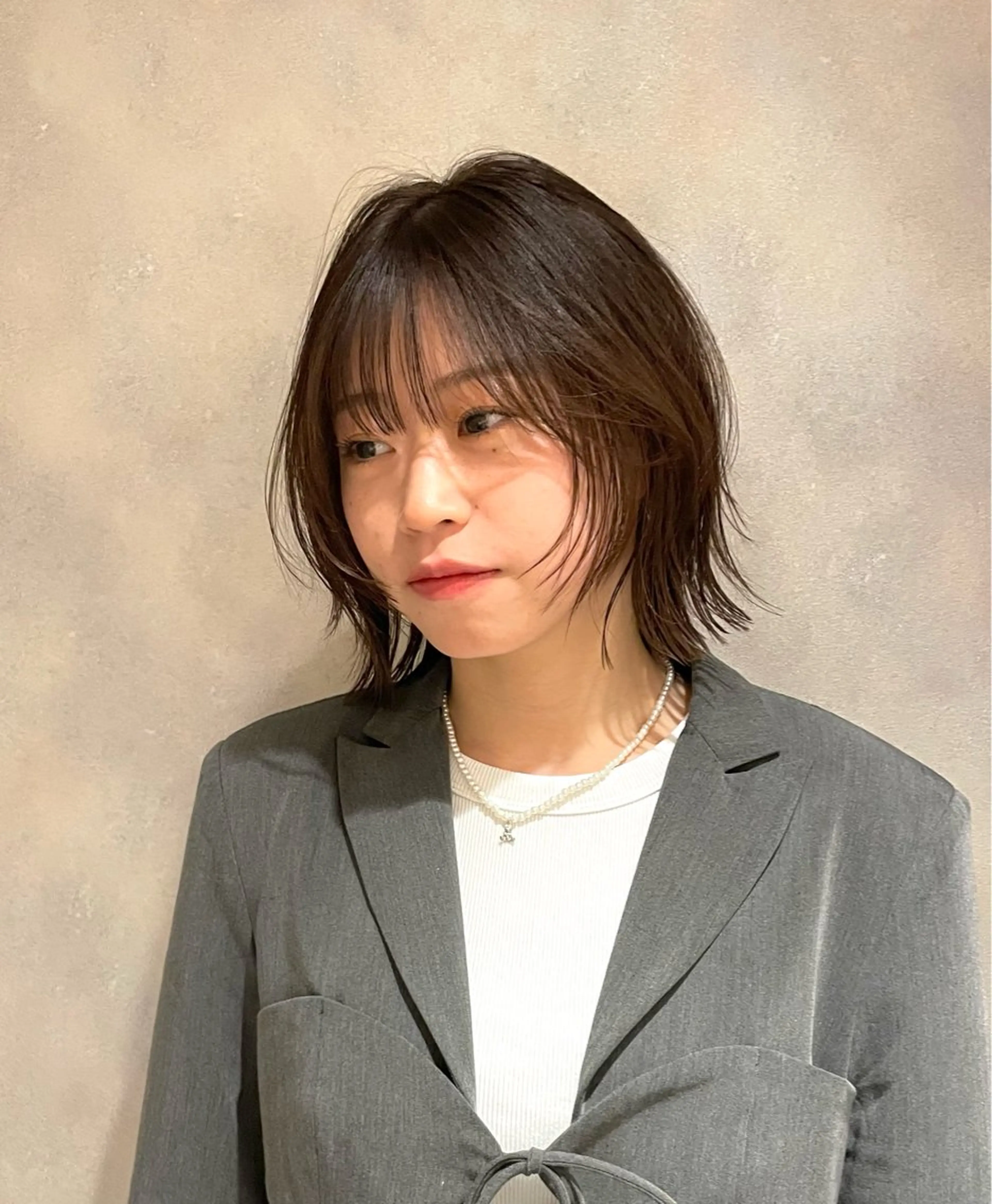 ショート カラー カット 野町好花 レイヤー/髪質改善のヘアスタイル