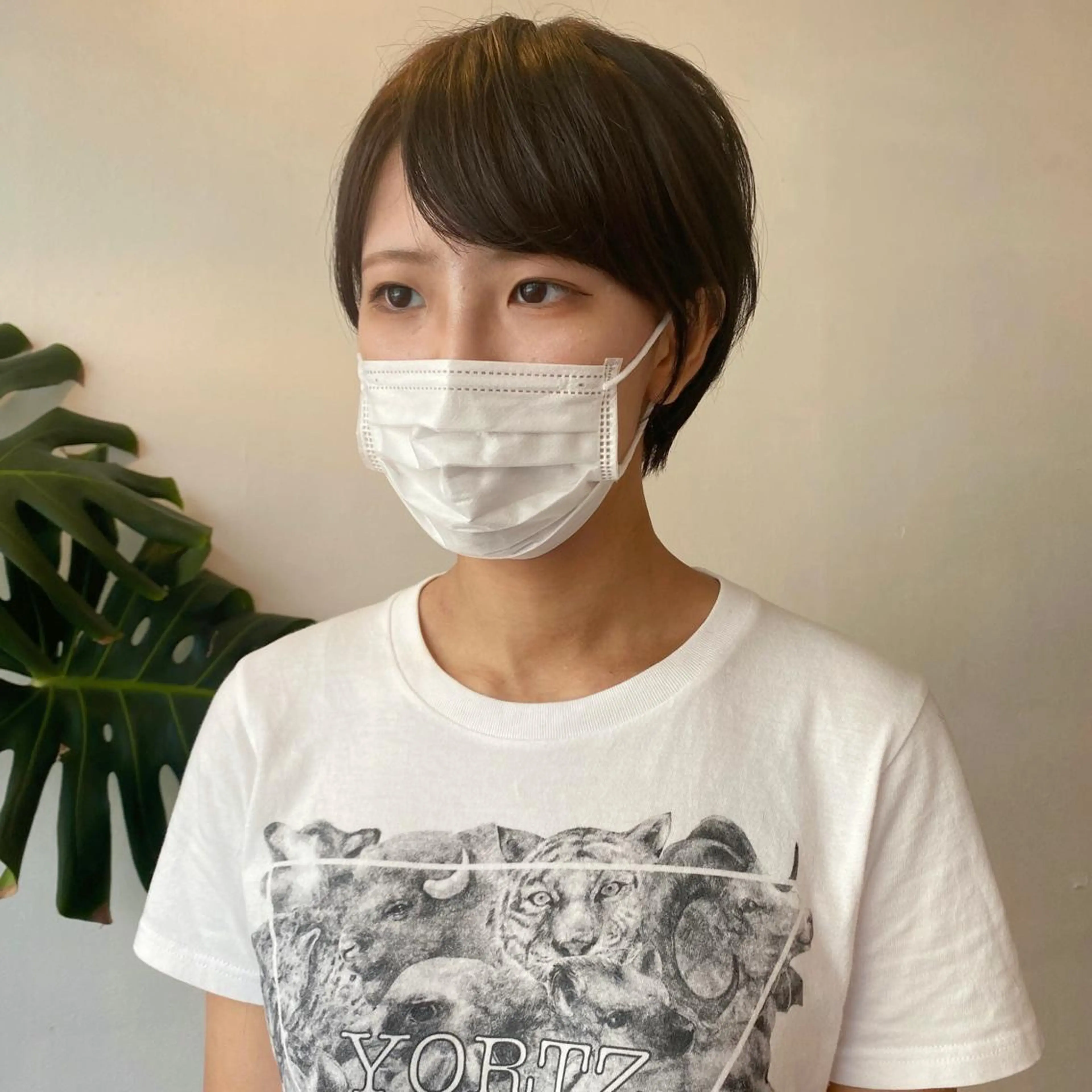 ショート カラー ヘアアレンジ アッシュ アッシュブラウン ブラウンカラー ショートヘア カット ヘアカラー トリートメント ヘッドスパ ナカジマ ボブ/レイヤーのヘアスタイル