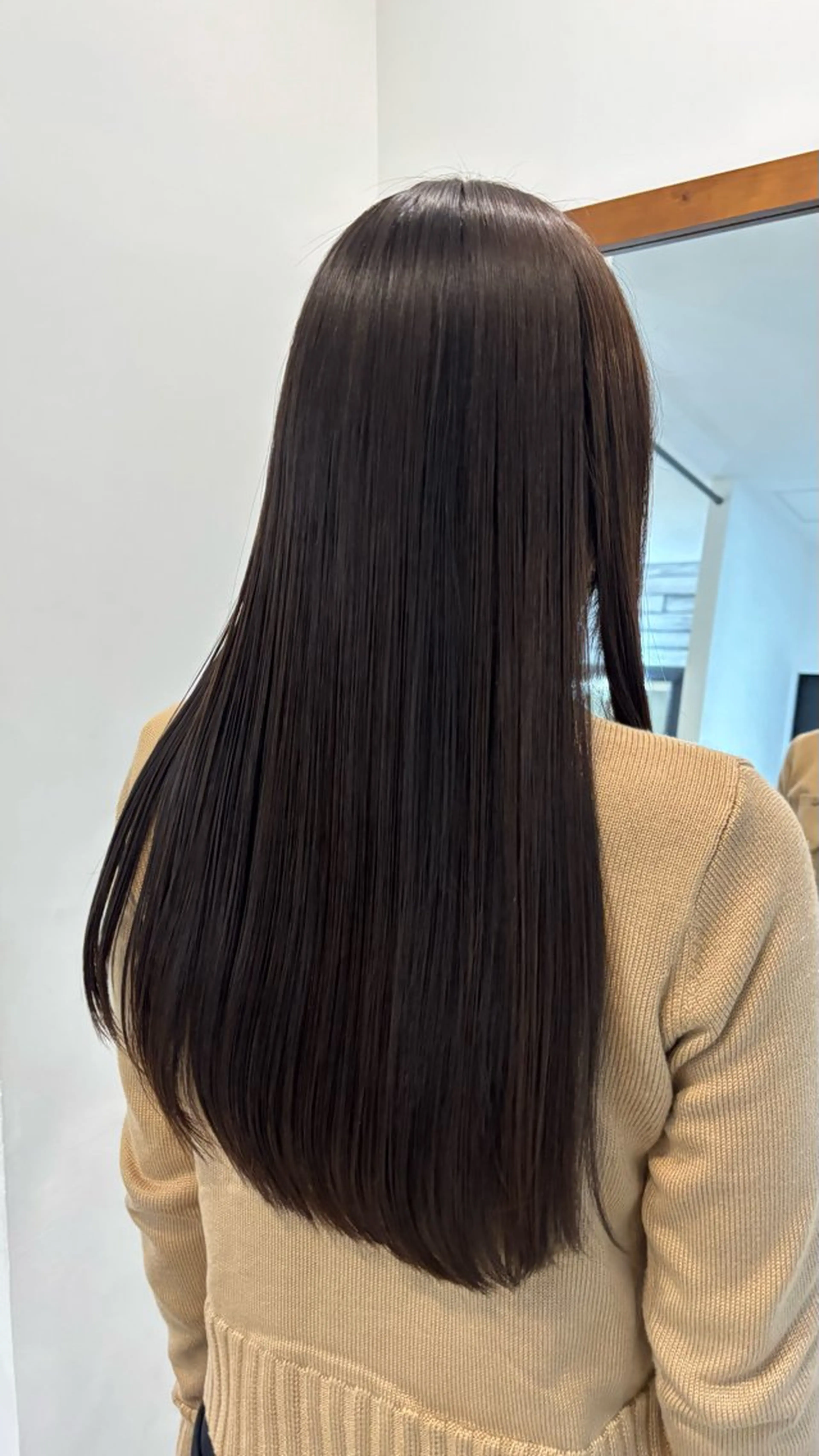 トリートメント ひいろ パーマ/カットモデルのヘアスタイル
