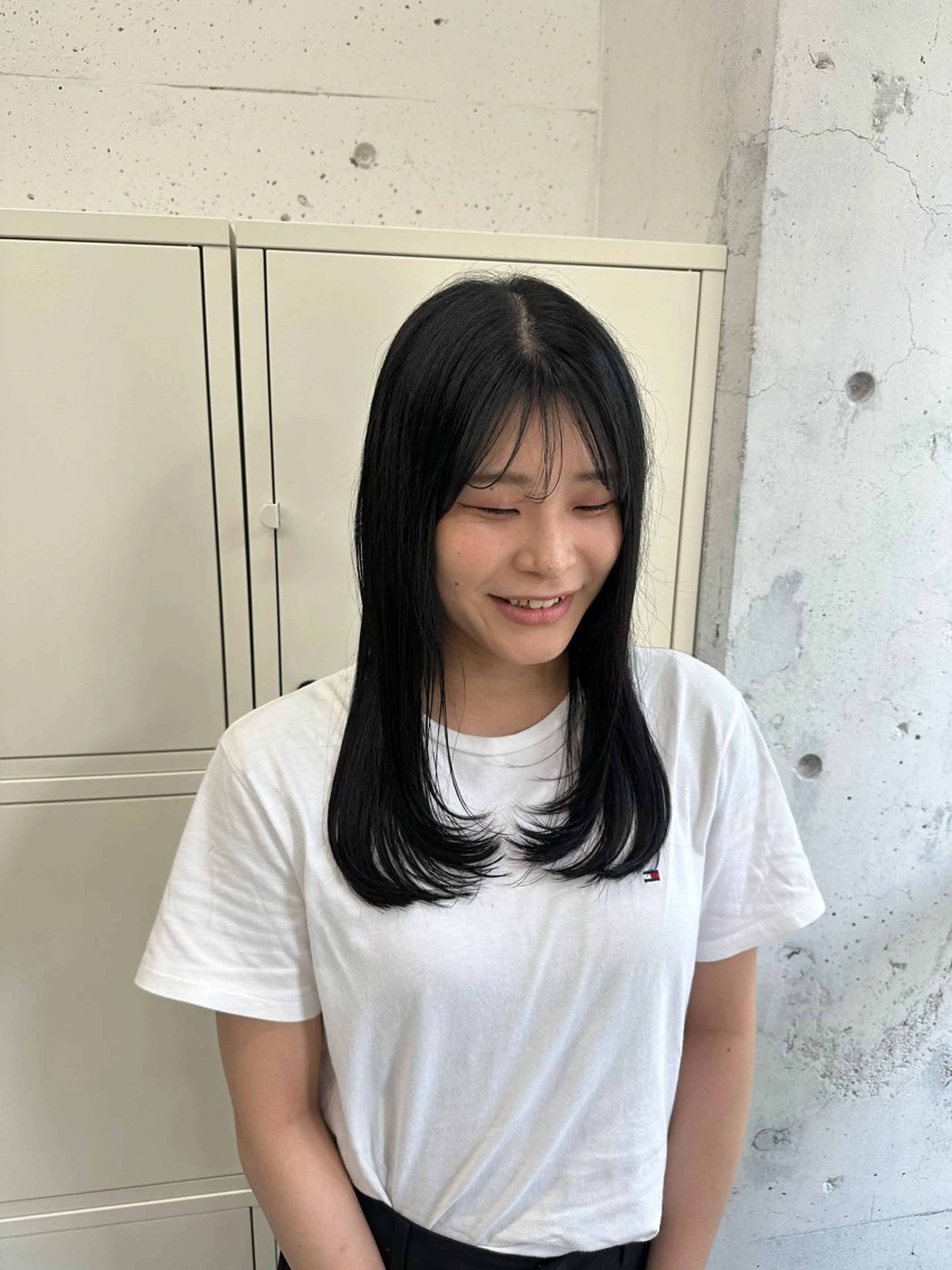 ロング カット MUKU ひかるのヘアスタイル