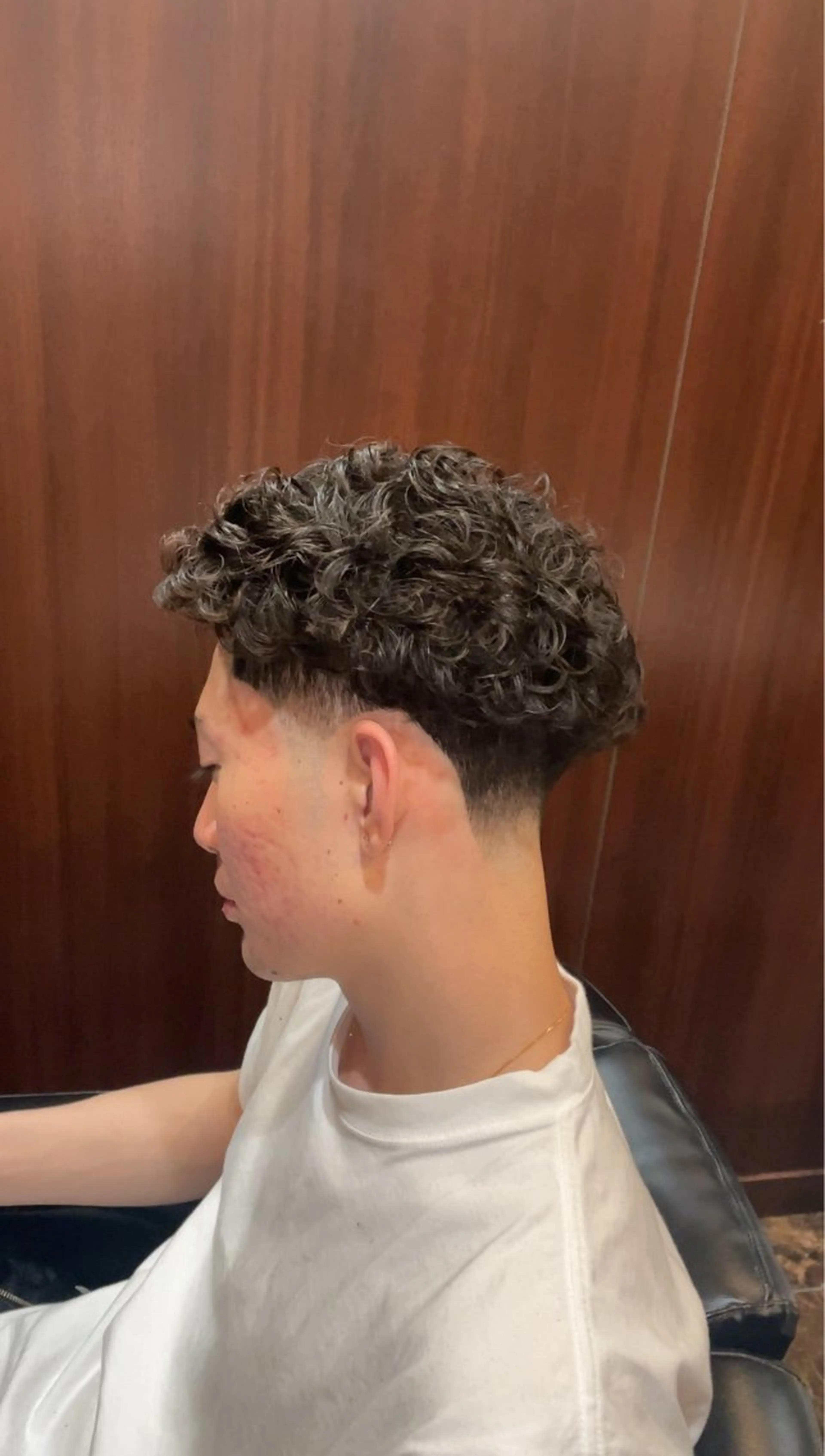 ミディアム パーマ メンズ カット パーマ ITO TOMのヘアスタイル