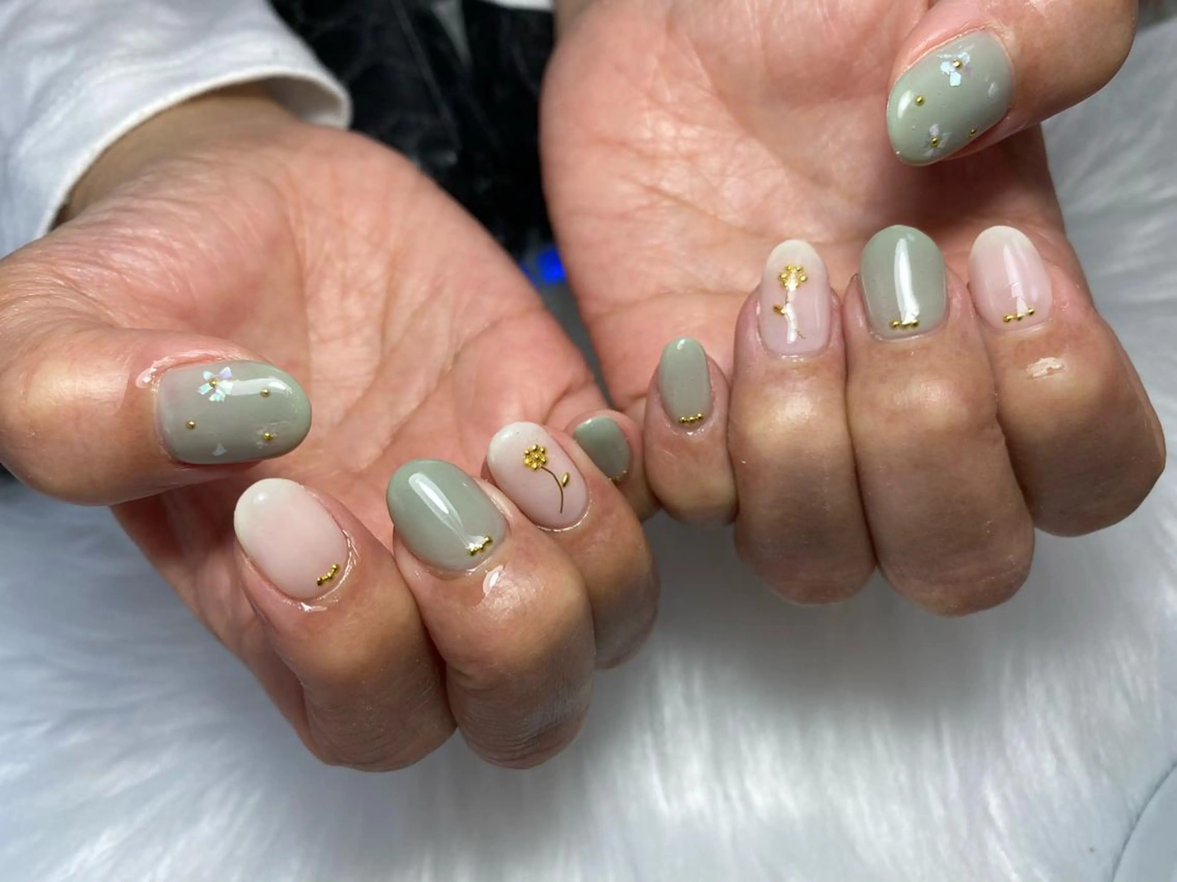 ネイル ハンドネイル Mana‪ ‪·͜· ❤︎‬のネイルデザイン