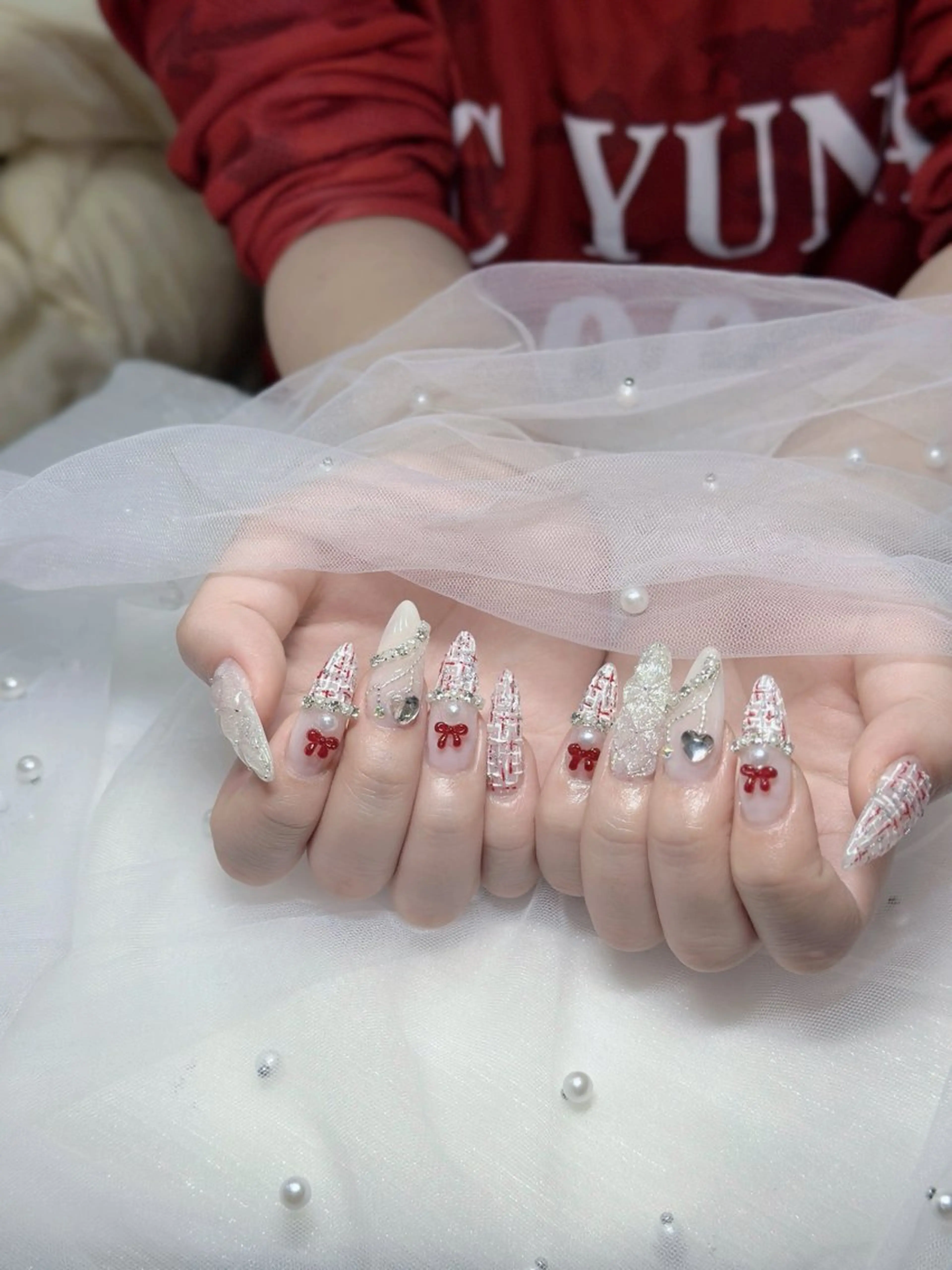 ネイル 🩷KaRin🩷 チップ長さ出し専門のネイルデザイン