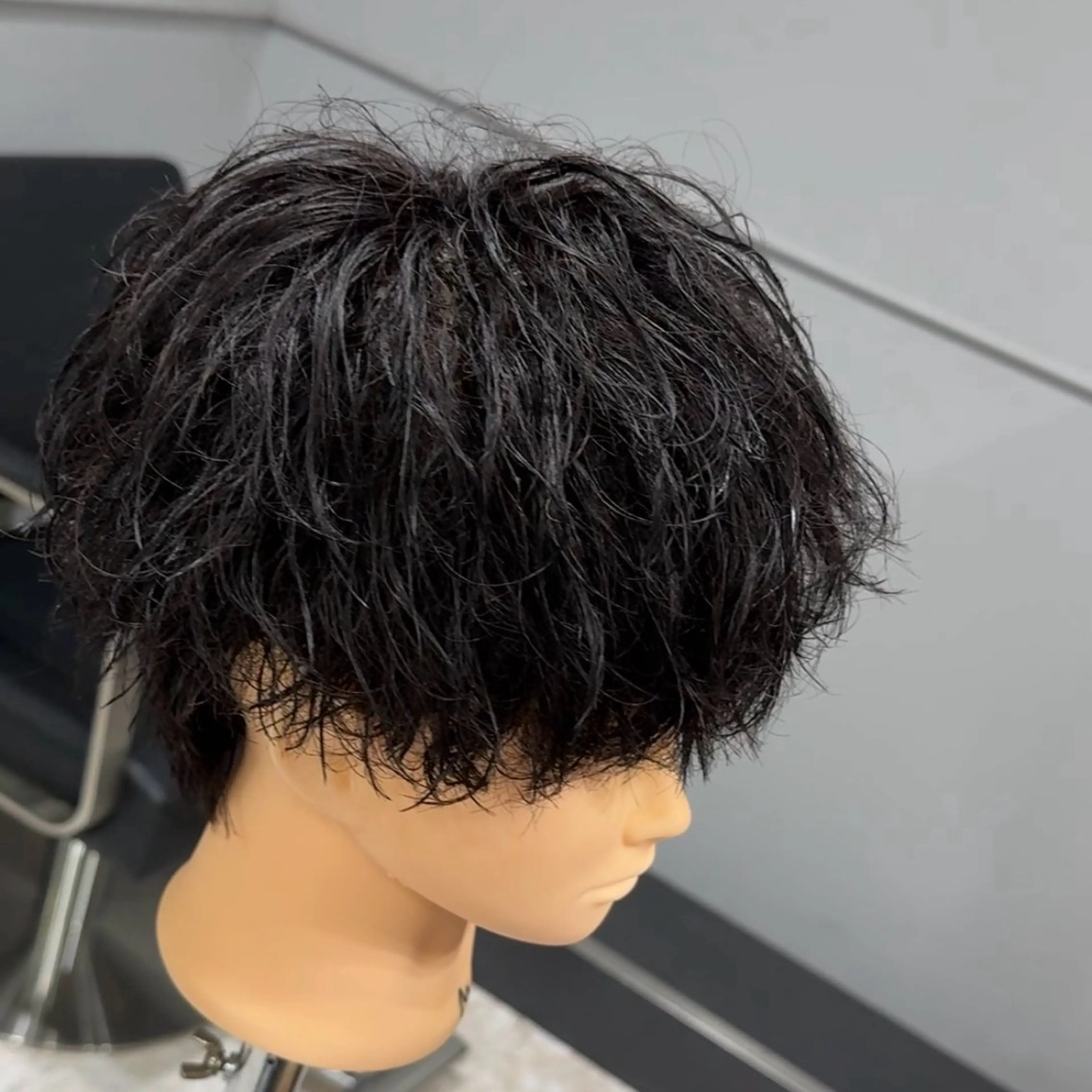 パーマ メンズ メンズパーマ メンズウルフカット ウルフカット カット パーマ Miyabi.💋 ABEYLEVRAIのヘアスタイル