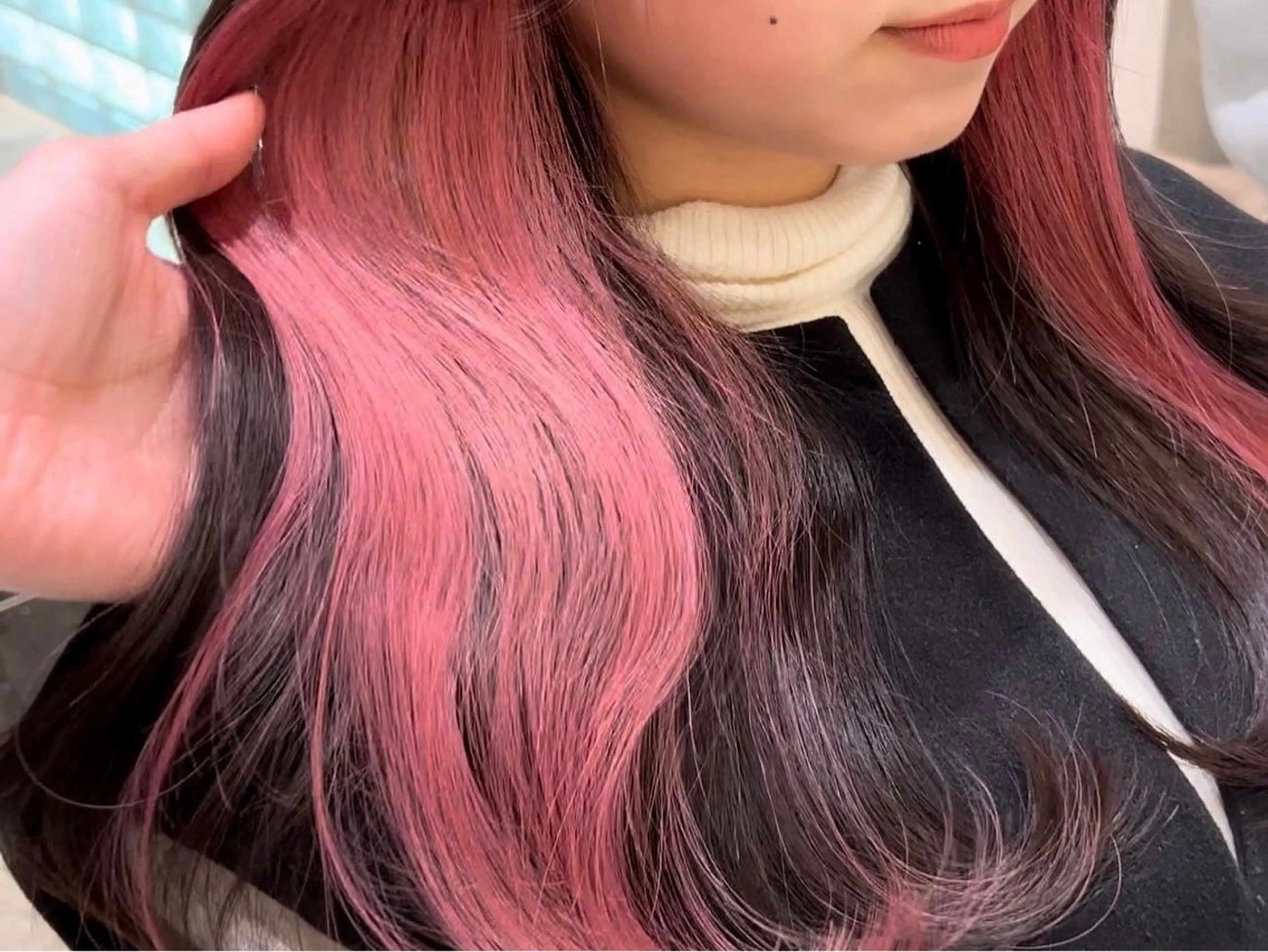 ロング としき/韓国/透明 感カラー/レイヤーのヘアスタイル