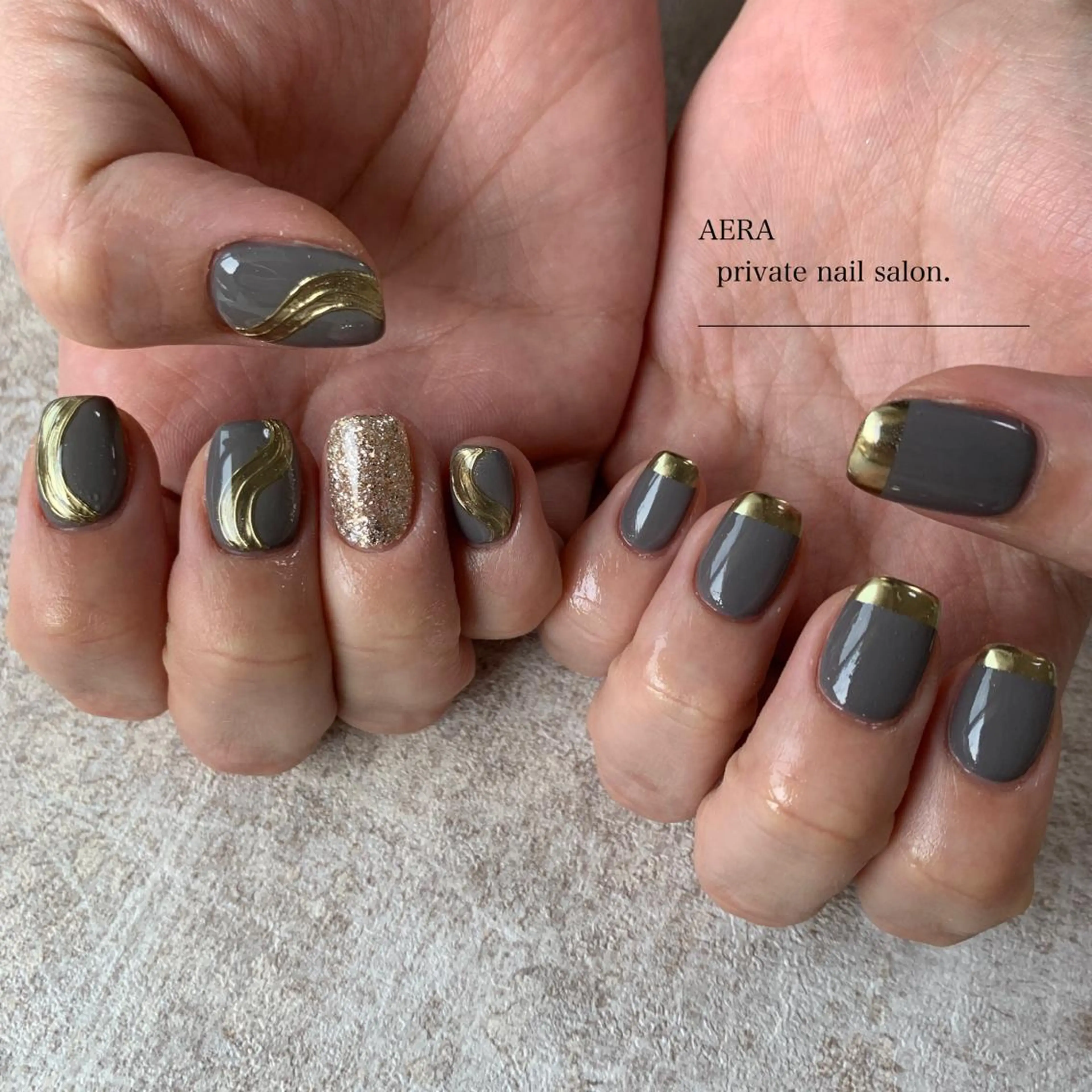 ネイル AERA nail shino🐱⸝꙳のネイルデザイン