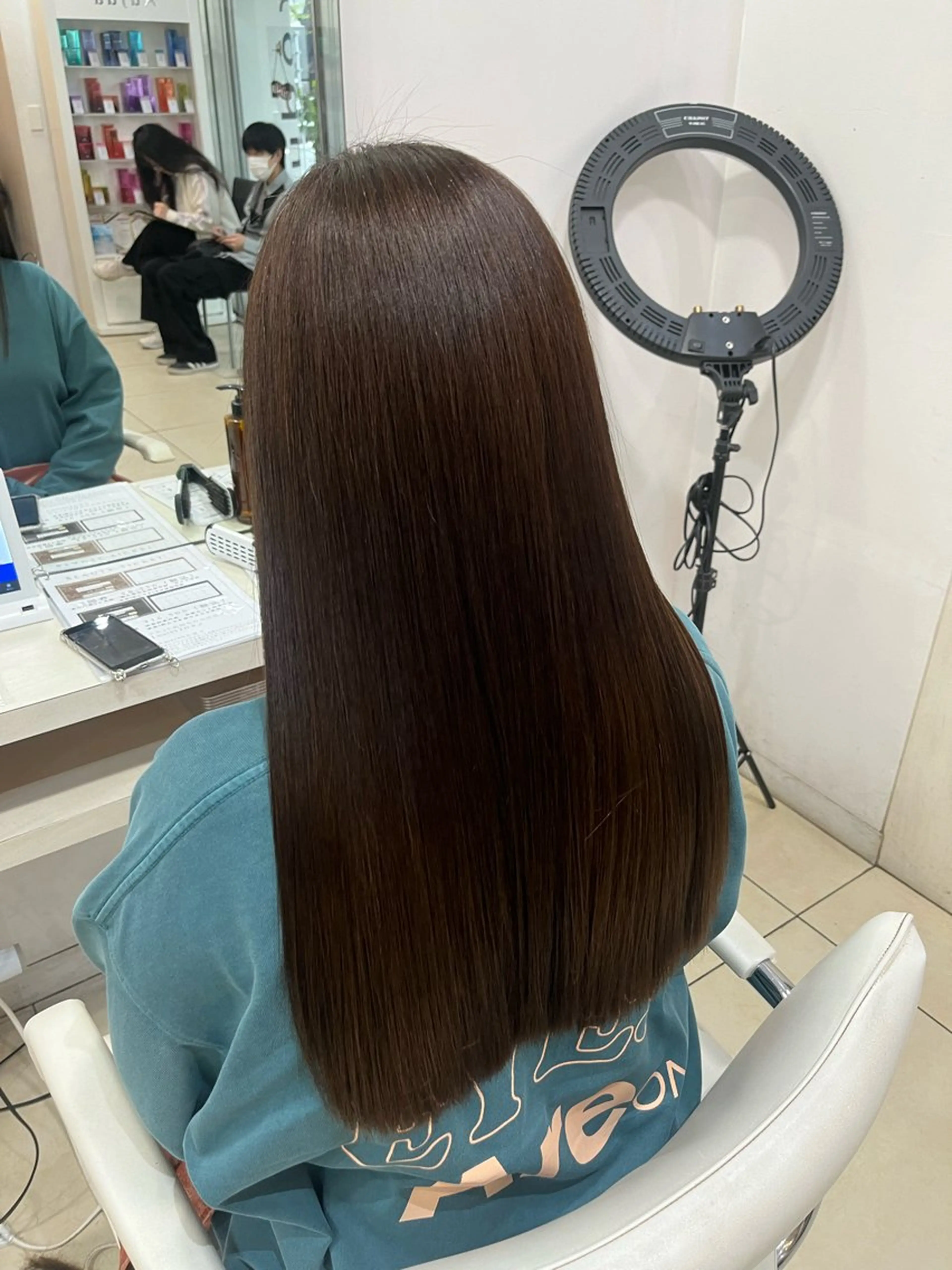 ロング カラー 透明感カラー グレージュ ヘアカラー 🤎ベージュカラー/ 髪質改善/山岸🤎のヘアスタイル