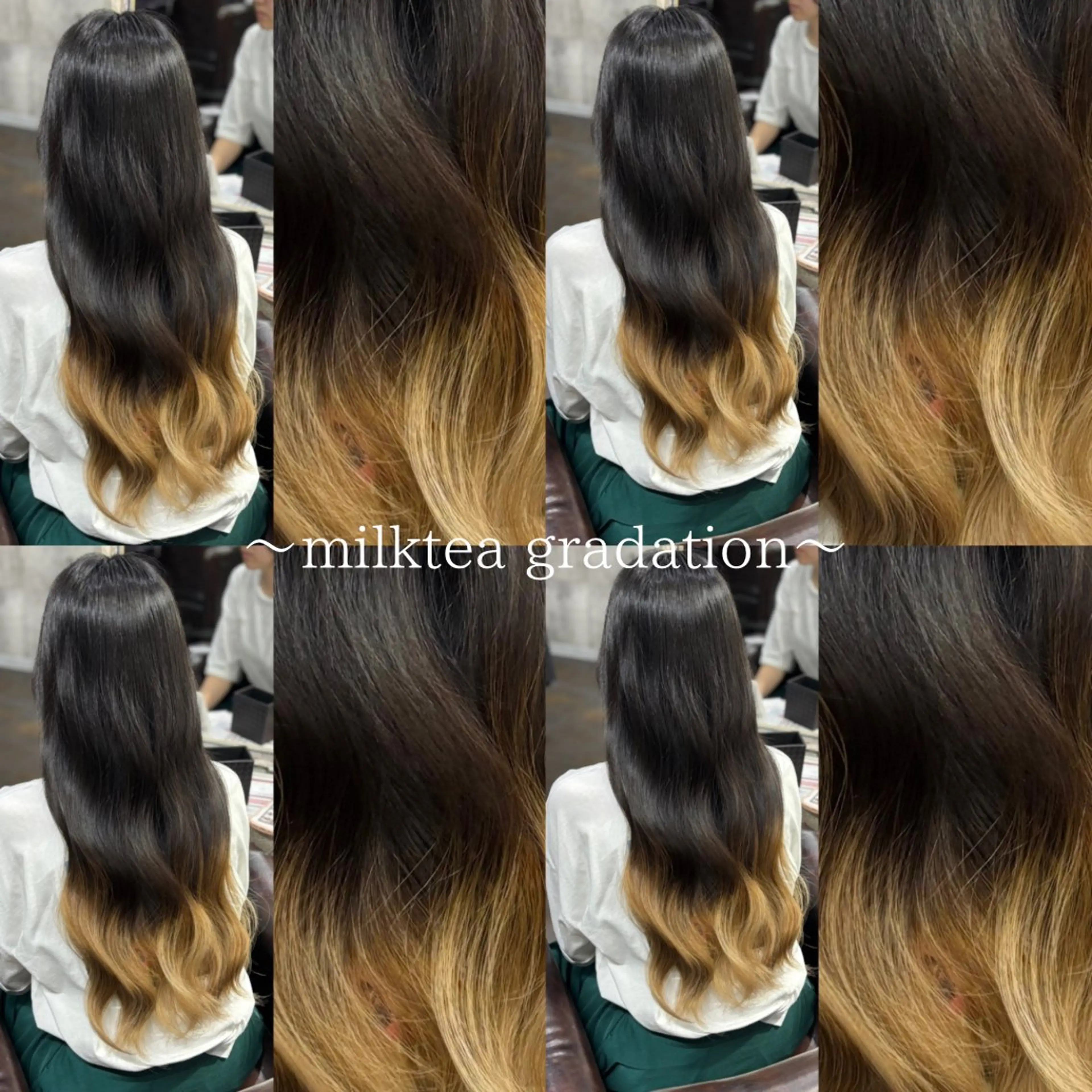 ロング カラー アディクシーカラー アッシュ ブリーチ デザインカラー ダブルカラー ヘアカラー 透明感ハイトーン カラー🦋🌧希咲のヘアスタイル