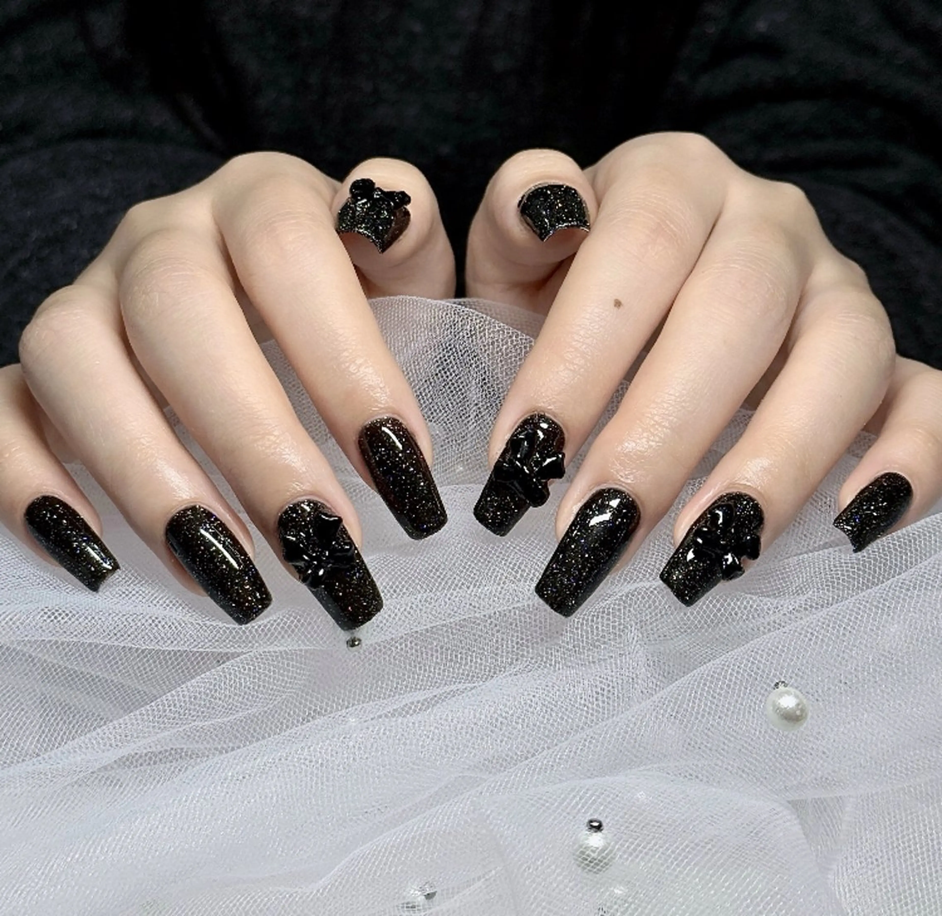 カラー ベージュカラー ピンクカラー ハンドネイル 波 なみのネイルデザイン