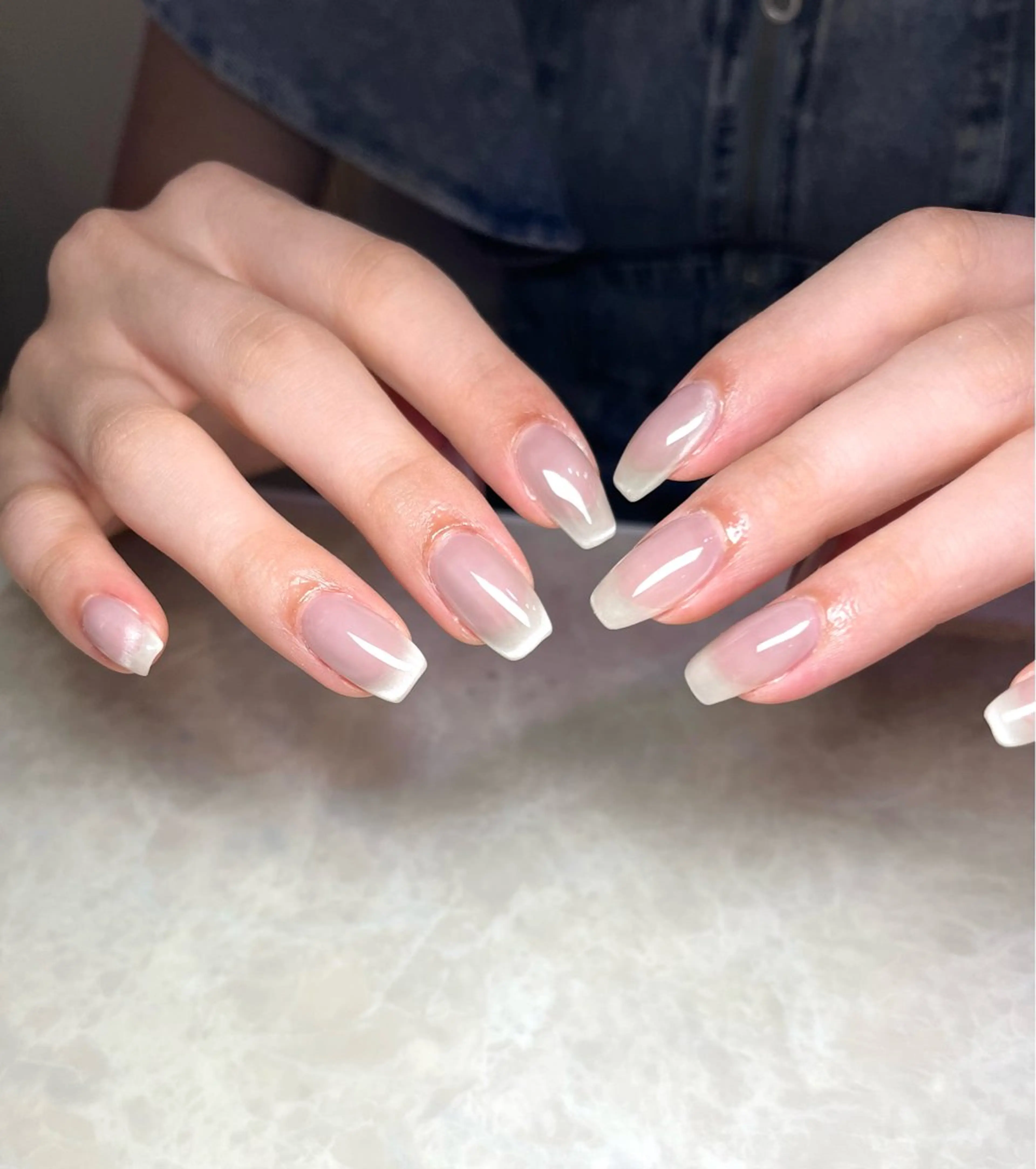 ネイル フレンチネイル 🌻Sunrich Fuka🌻のネイルデザイン