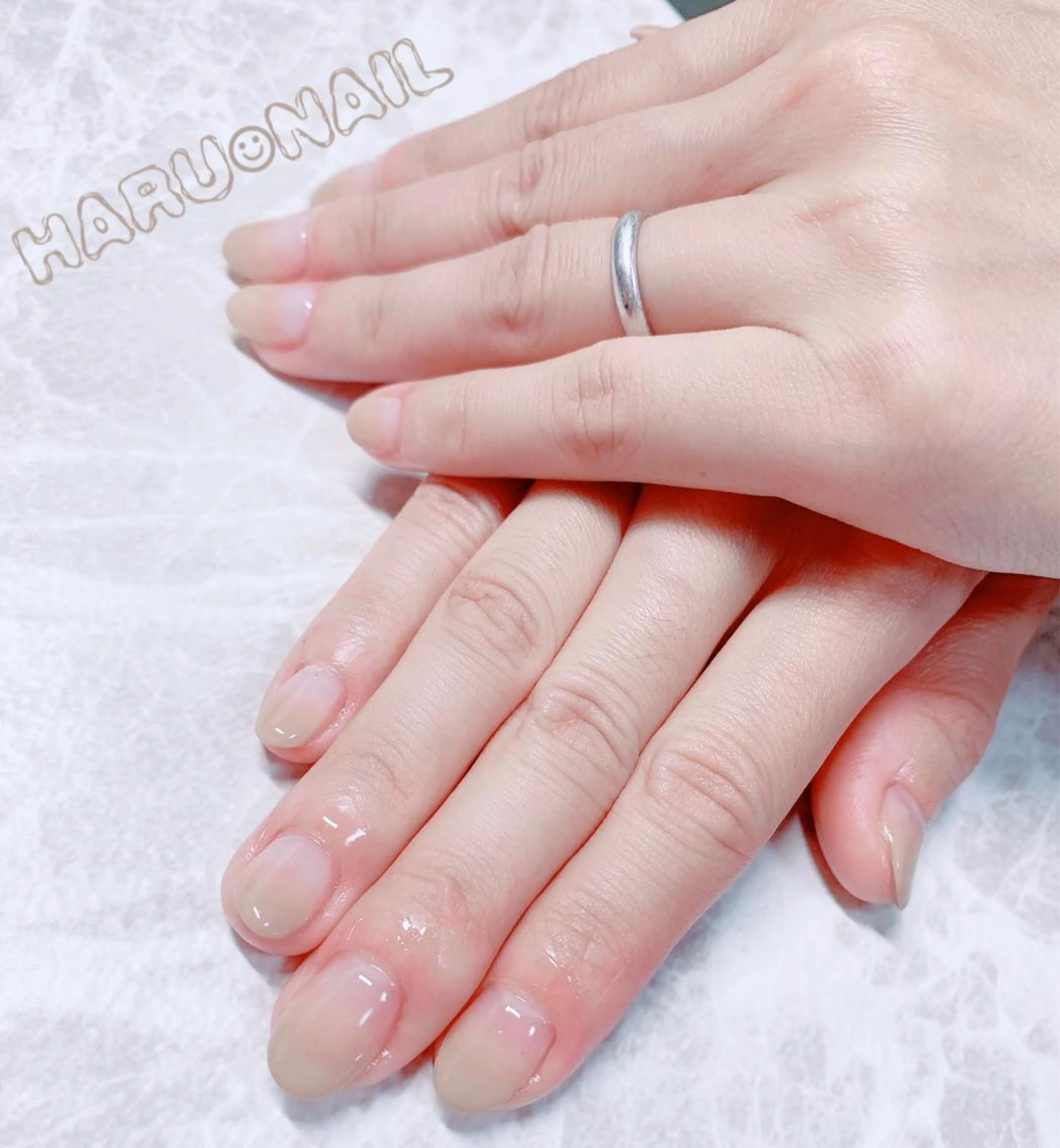 ネイル ブラウン グラデーション ハンドネイル 痩身/脱毛/ネイル HARUKAのエステ・リラクイメージ