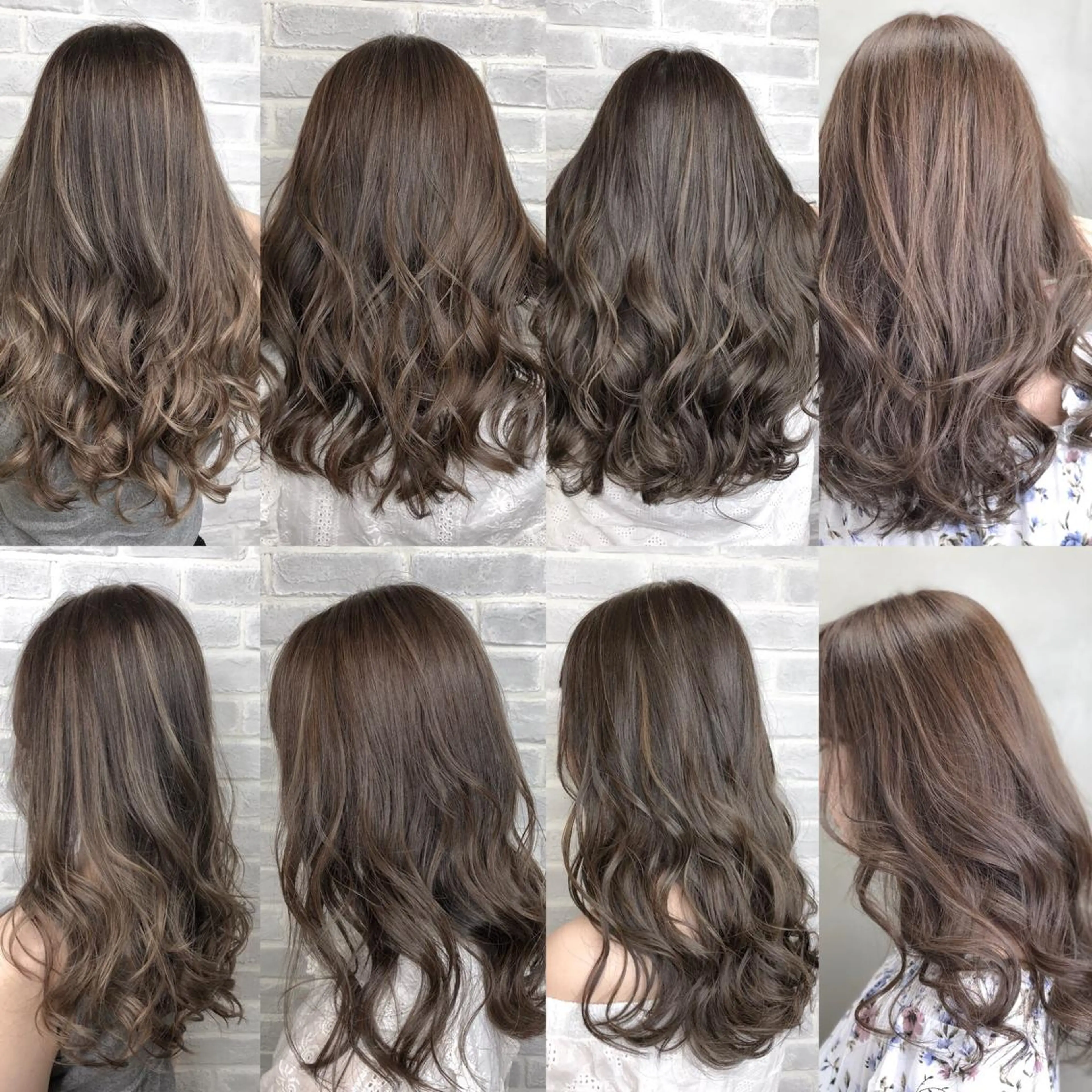 セミロング カラー SALOWIN神戸三宮East店所属・【透明感、艶髪】西村 有司のヘアスタイル