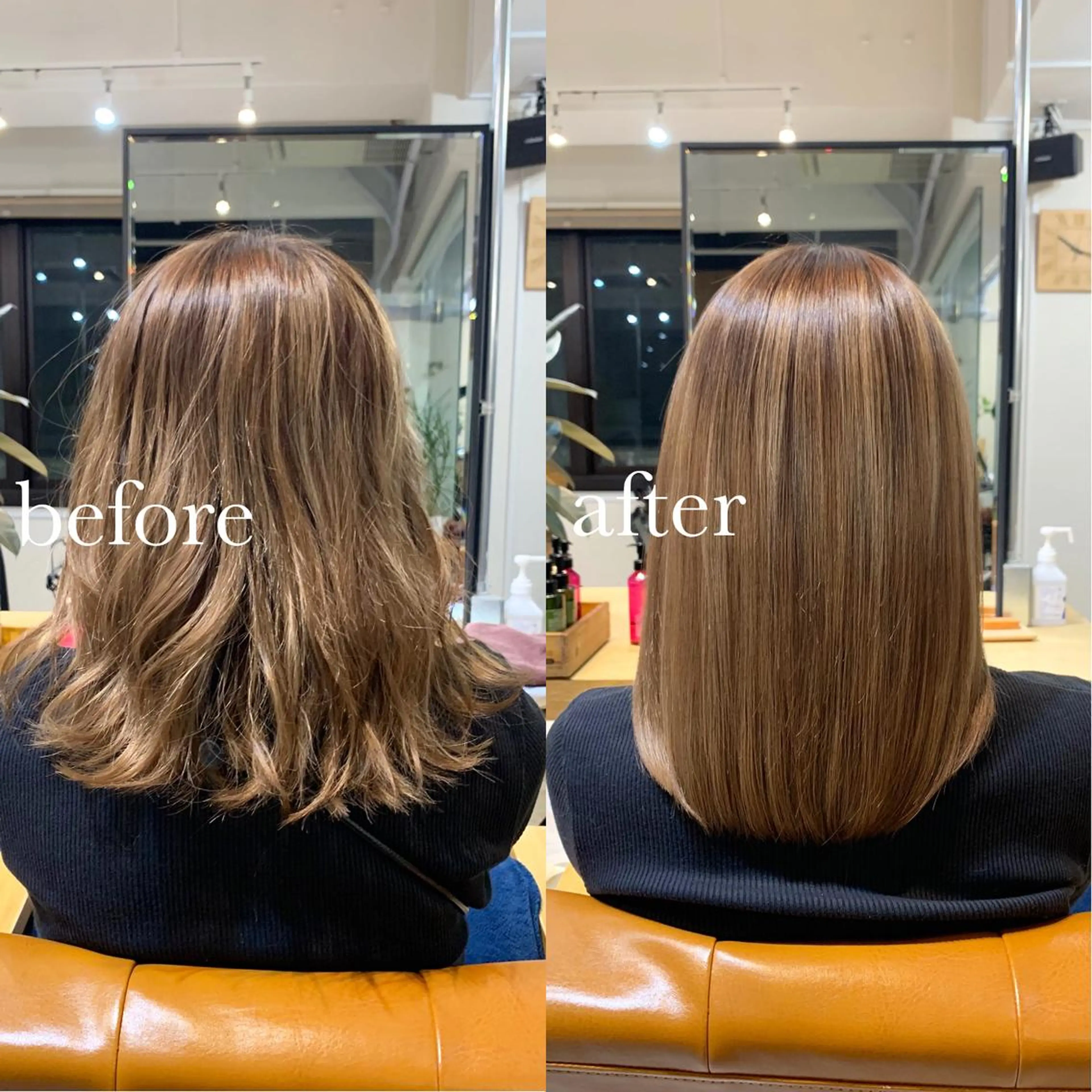 ミディアム り ほのヘアスタイル